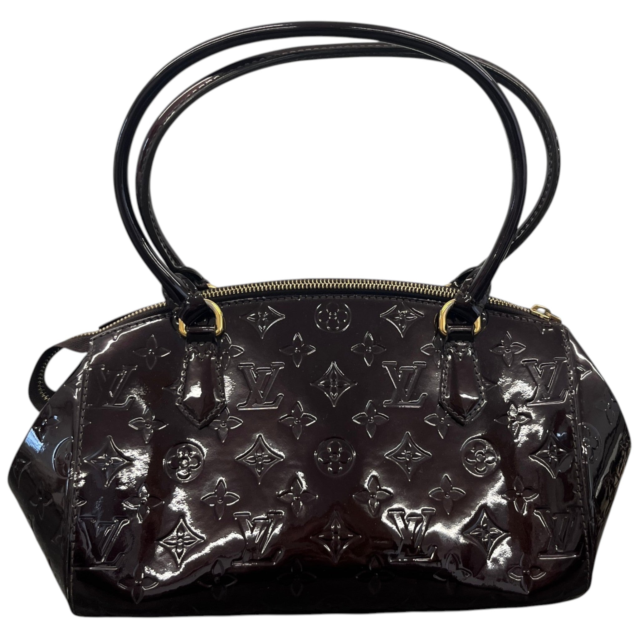 Women's Monogram Vernis Sherwood Pm Bag Burgundy