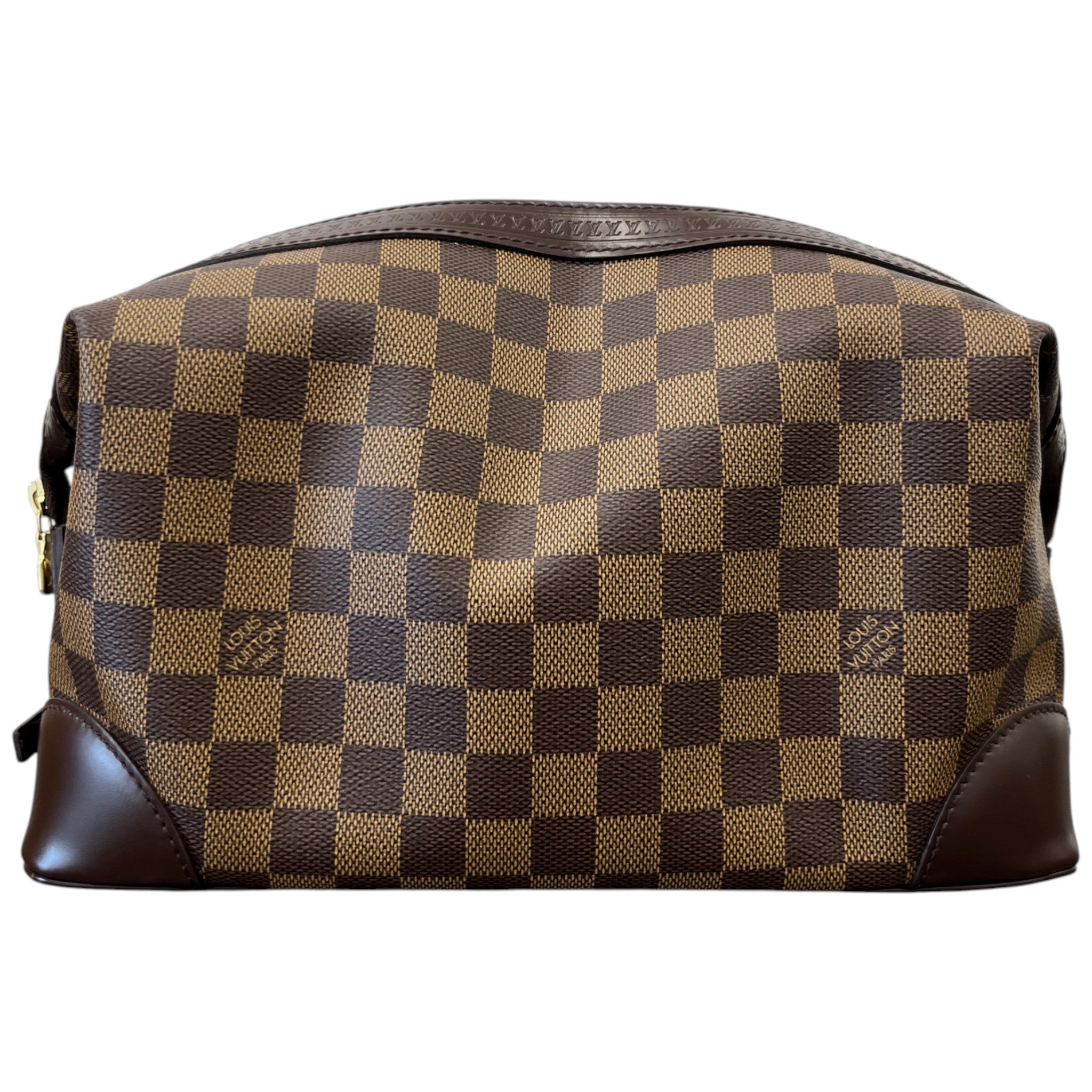 Women's Damier Ebene Vaslav Pouch Brown