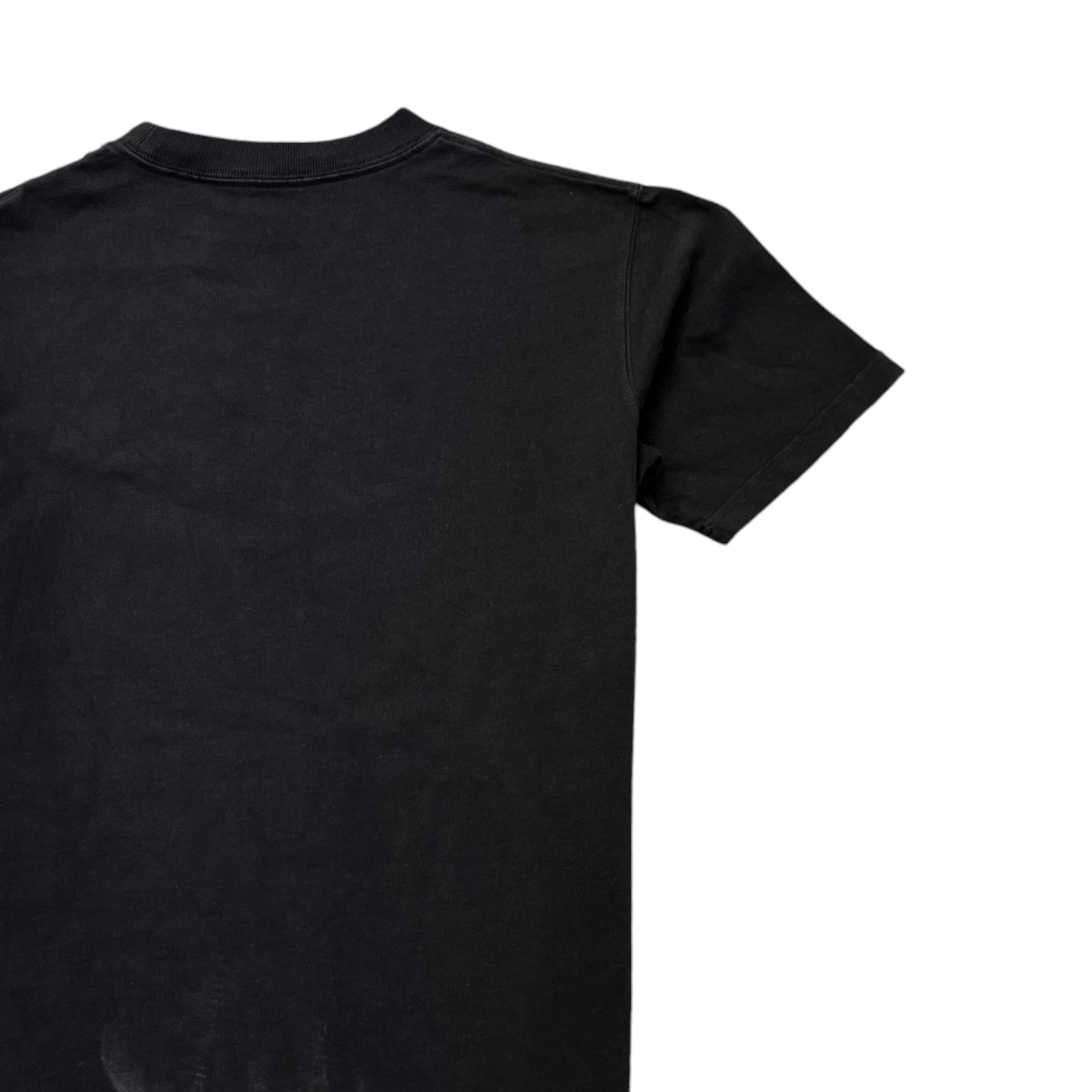 Men's Embroidered Logo T-Shirt Black Size XS