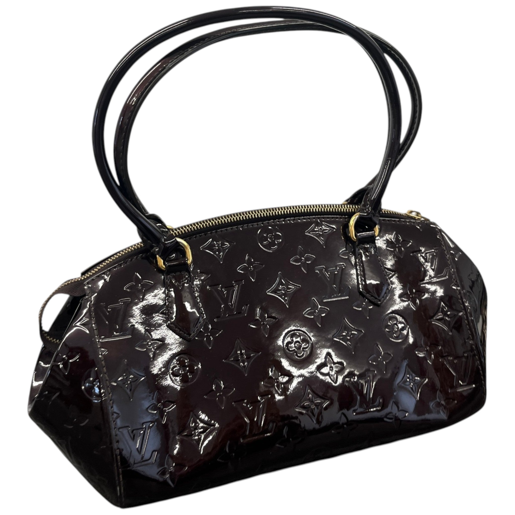 Women's Monogram Vernis Sherwood Pm Bag Burgundy