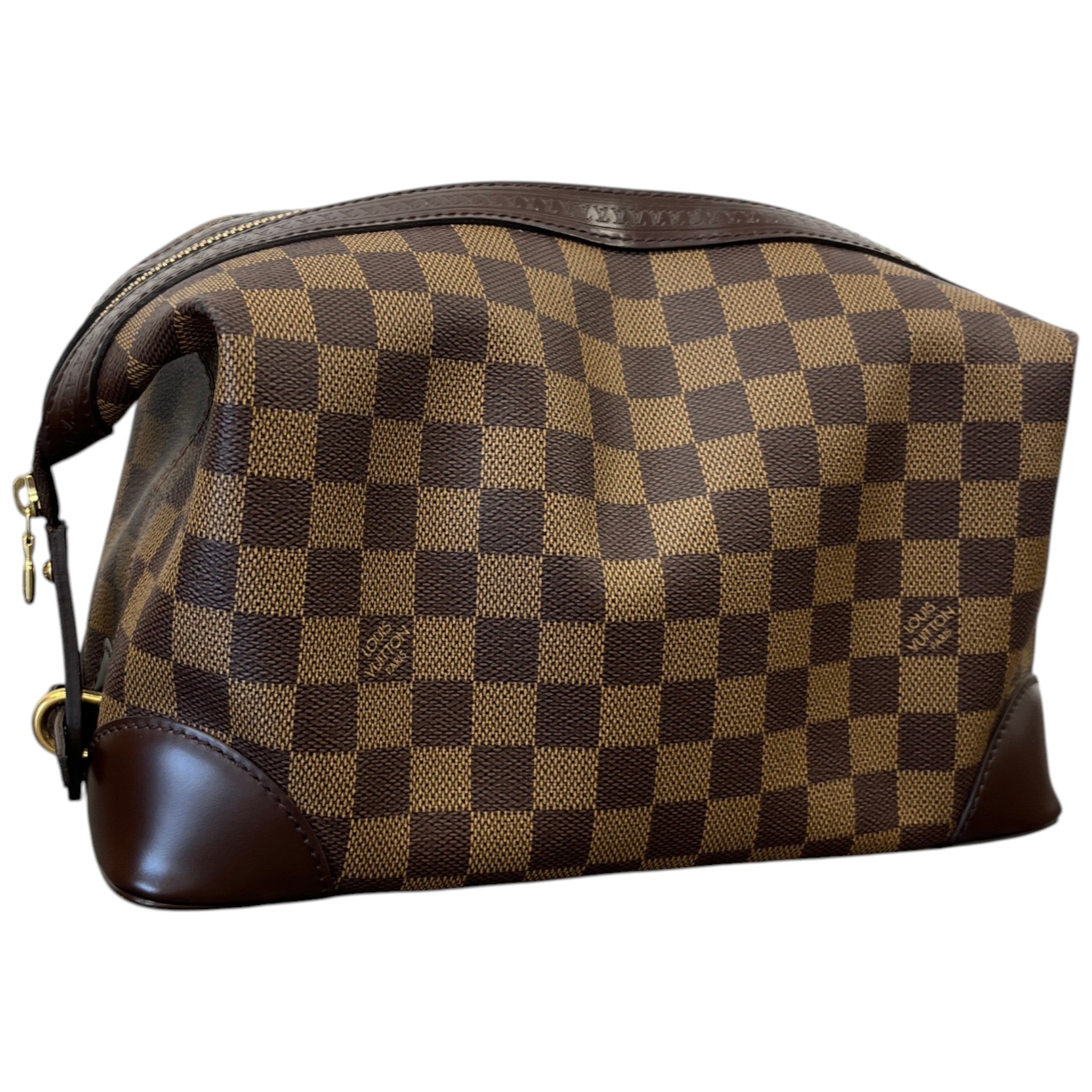 Women's Damier Ebene Vaslav Pouch Brown