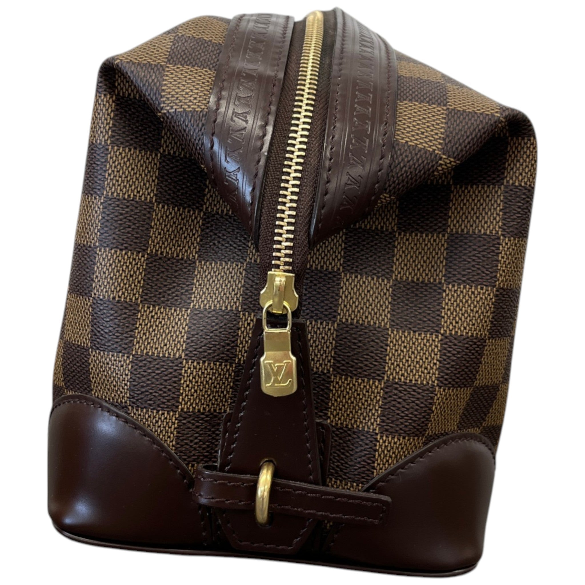 Women's Damier Ebene Vaslav Pouch Brown