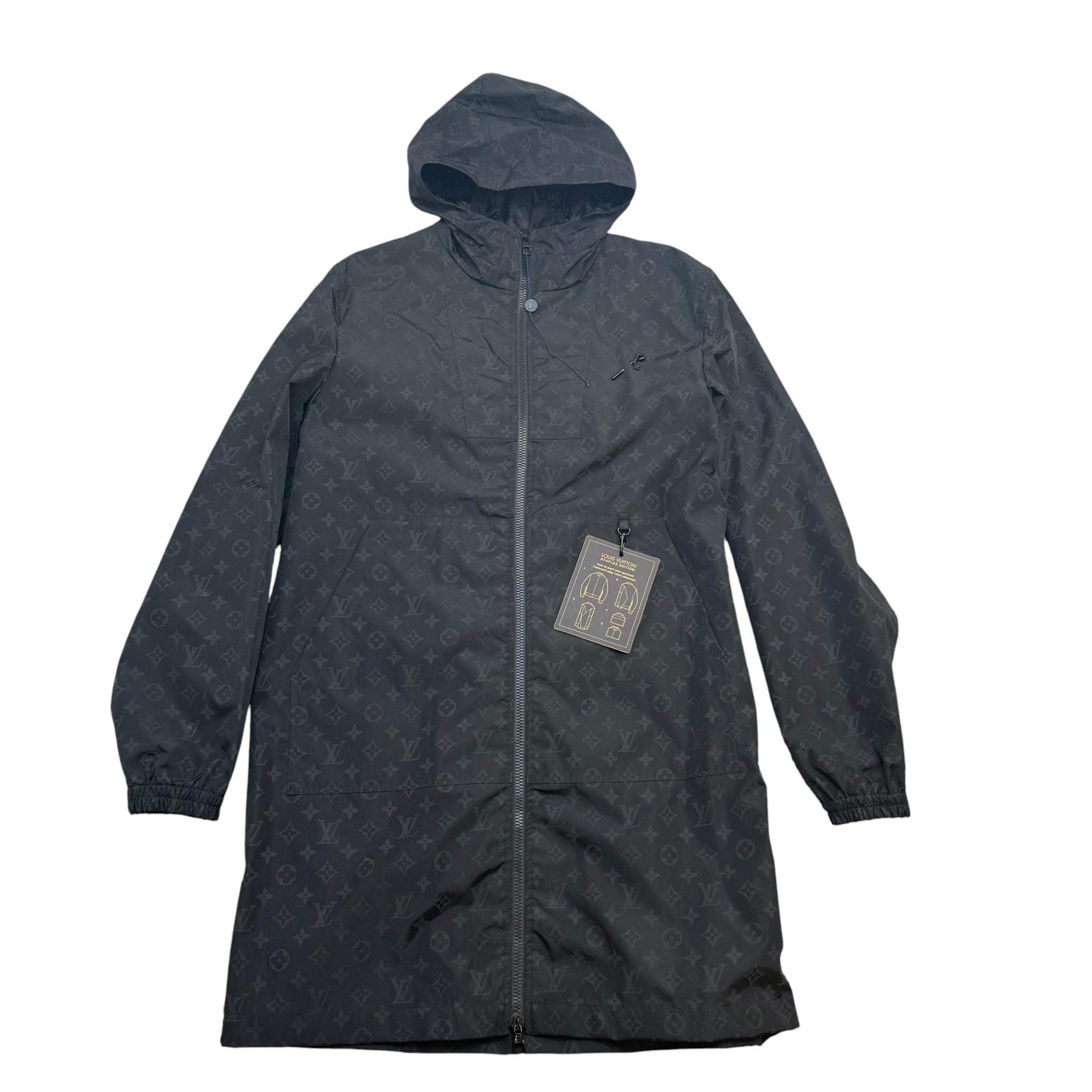 Men's Midlanders Monogram Windbreaker Black Size IT 44 / XS