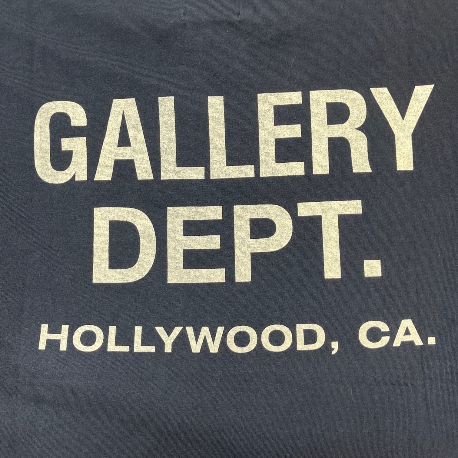 Men's Logo Print T-Shirt Black Size M