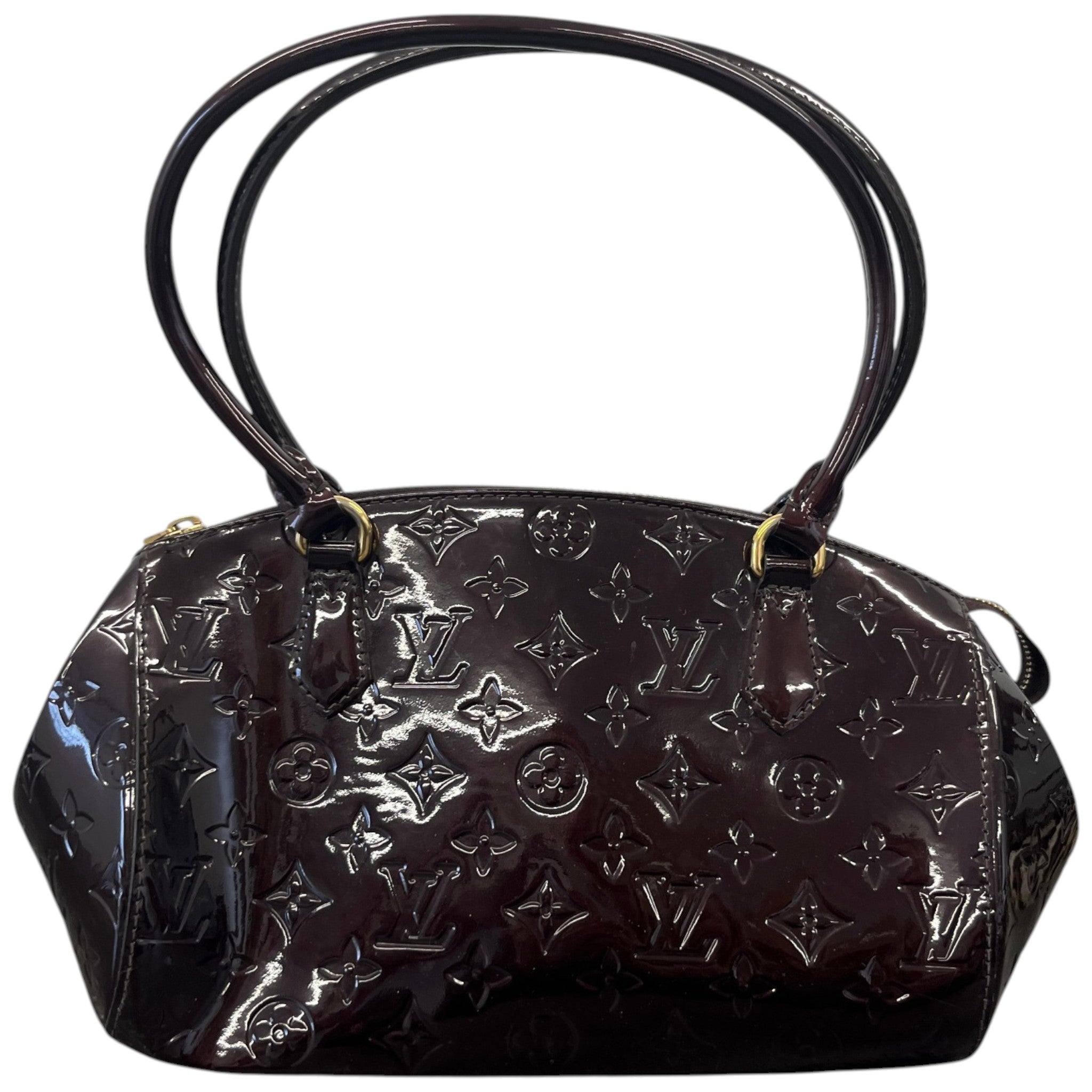 Women's Monogram Vernis Sherwood Pm Bag Burgundy