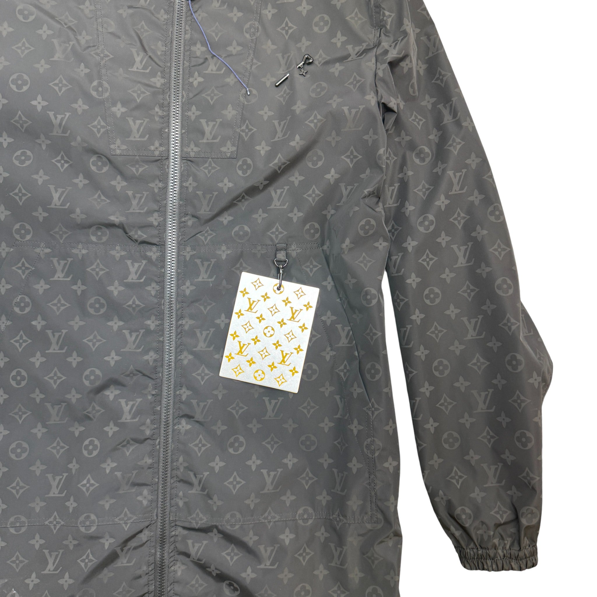 Men's Midlanders Monogram Windbreaker Black Size IT 44 / XS