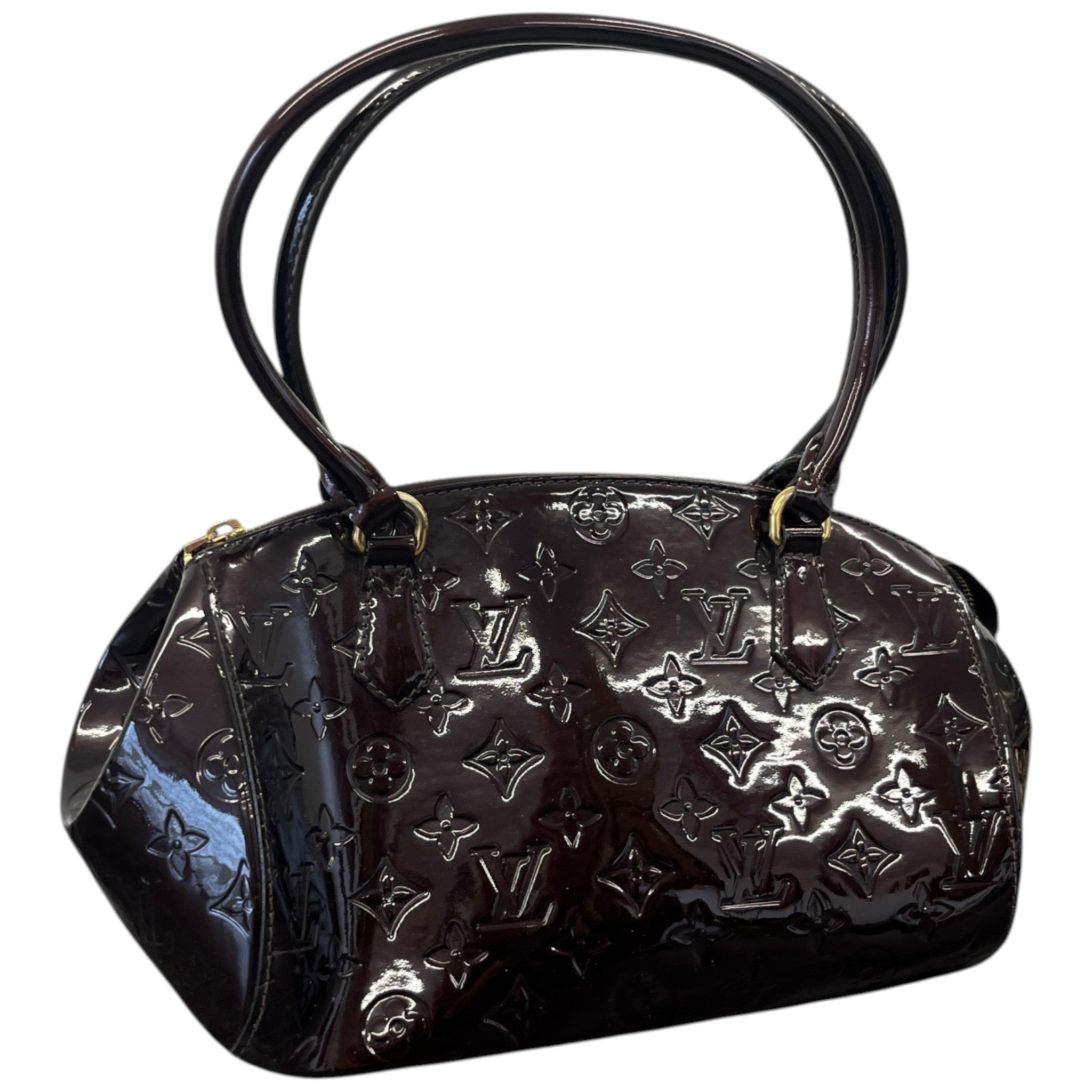 Women's Monogram Vernis Sherwood Pm Bag Burgundy