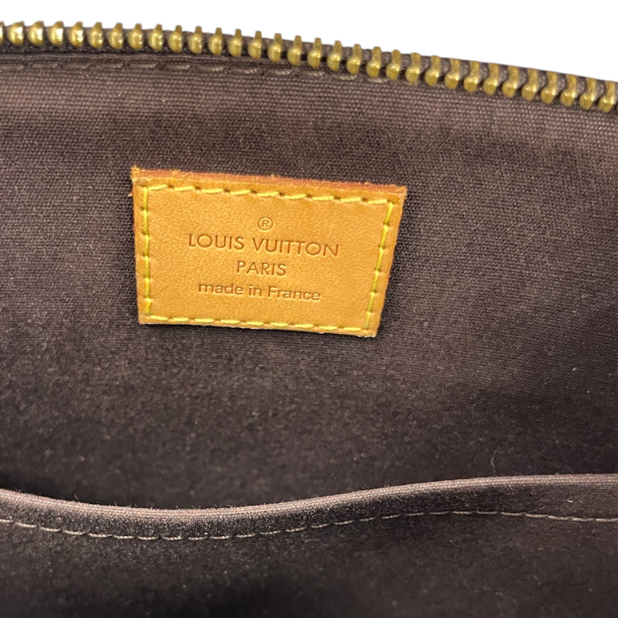 Women's Monogram Vernis Sherwood Pm Bag Burgundy