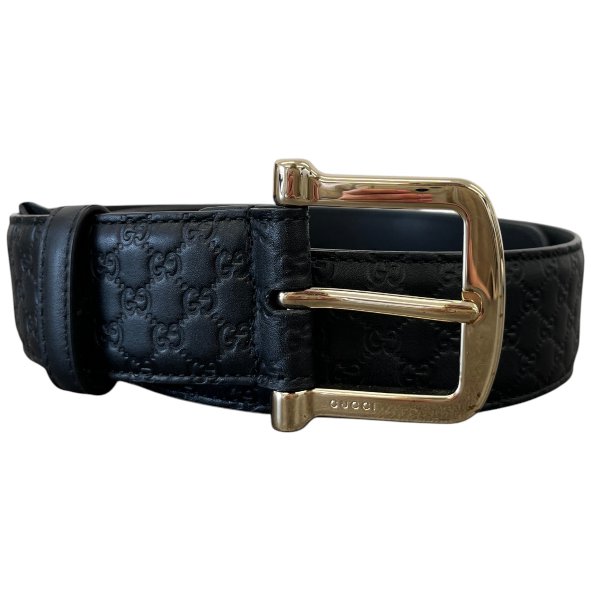 Women's Gg Supreme Belt Black Size Waist 32"