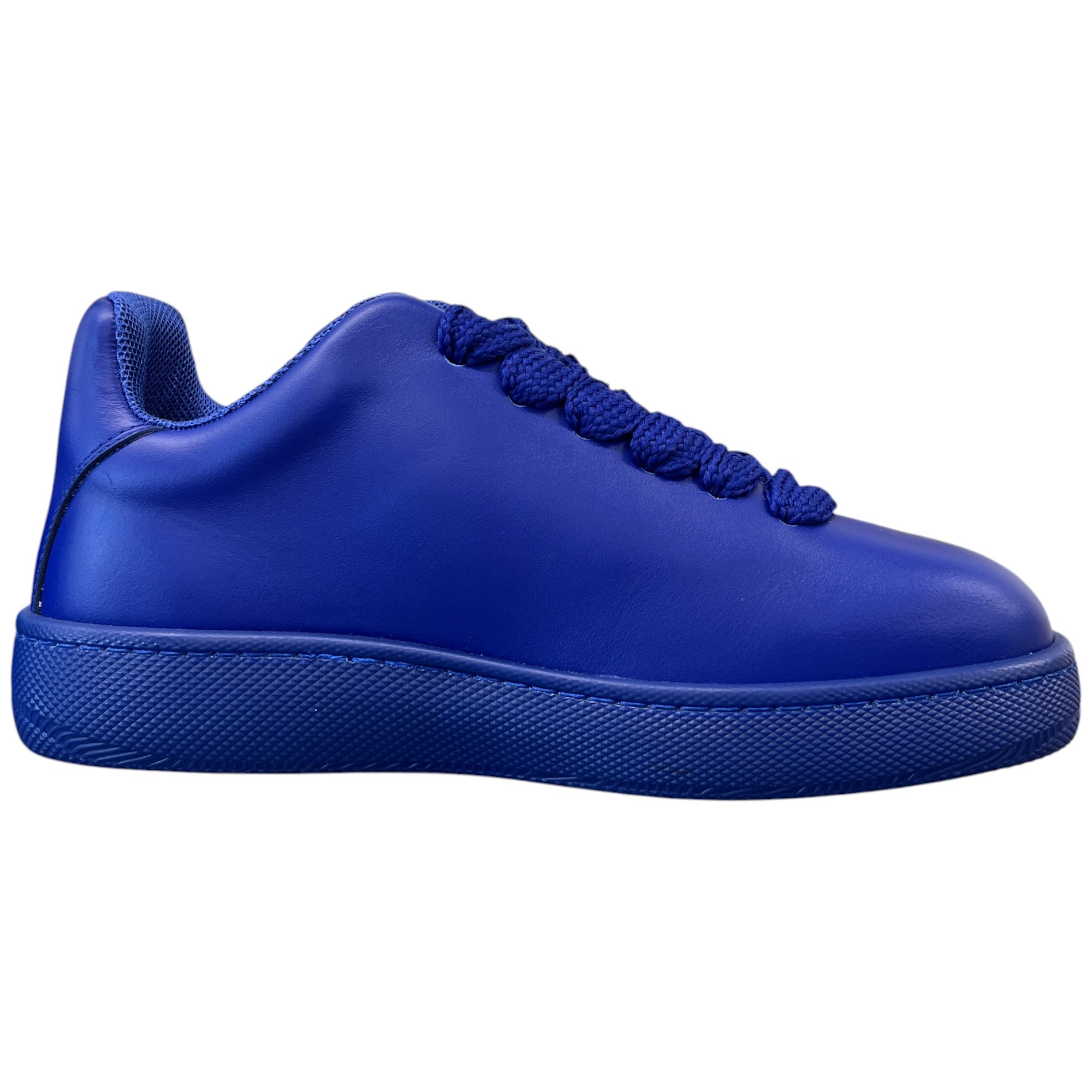 Men's Leather Box Low Trainers Blue Size EU 40 / UK 6