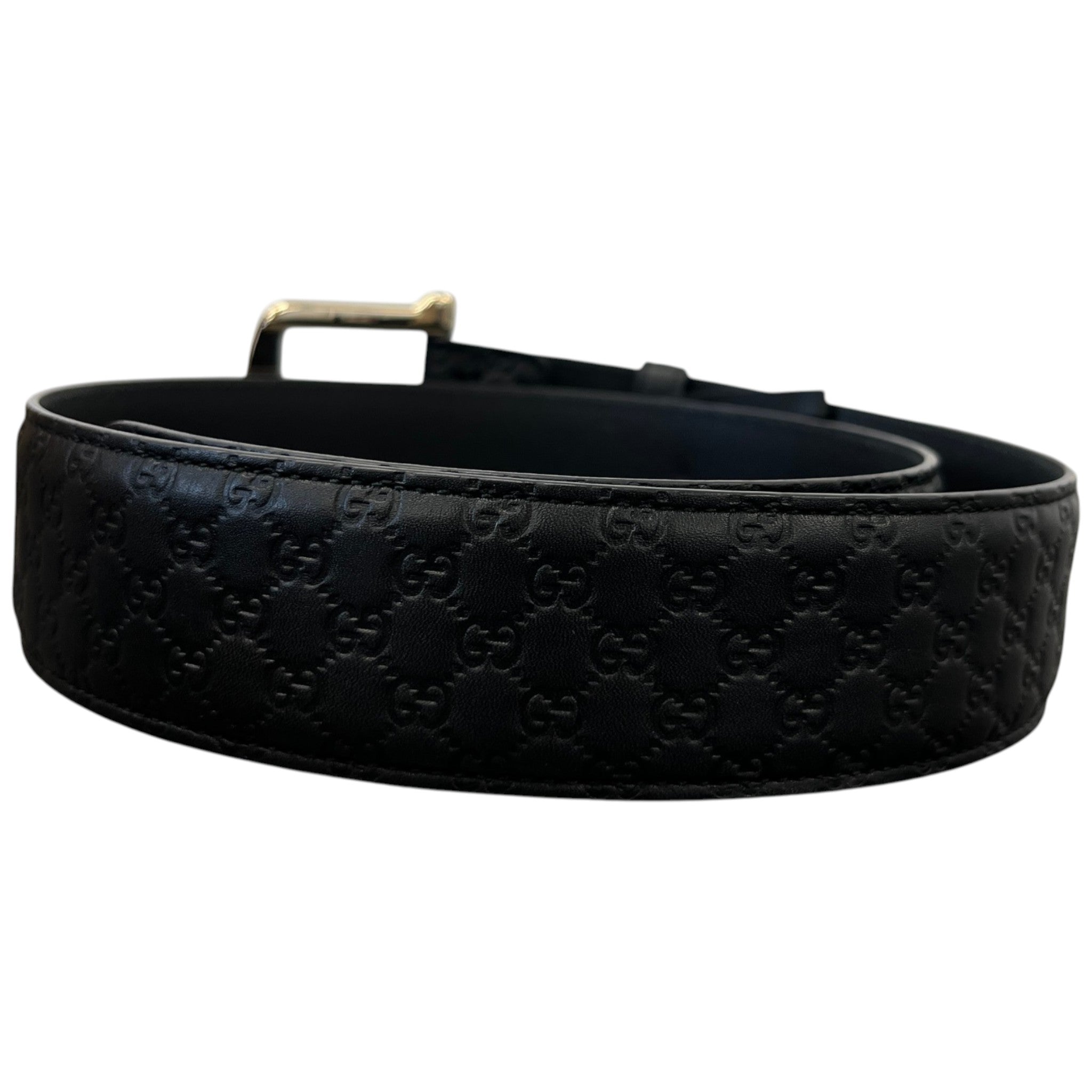 Women's Gg Supreme Belt Black Size Waist 32"