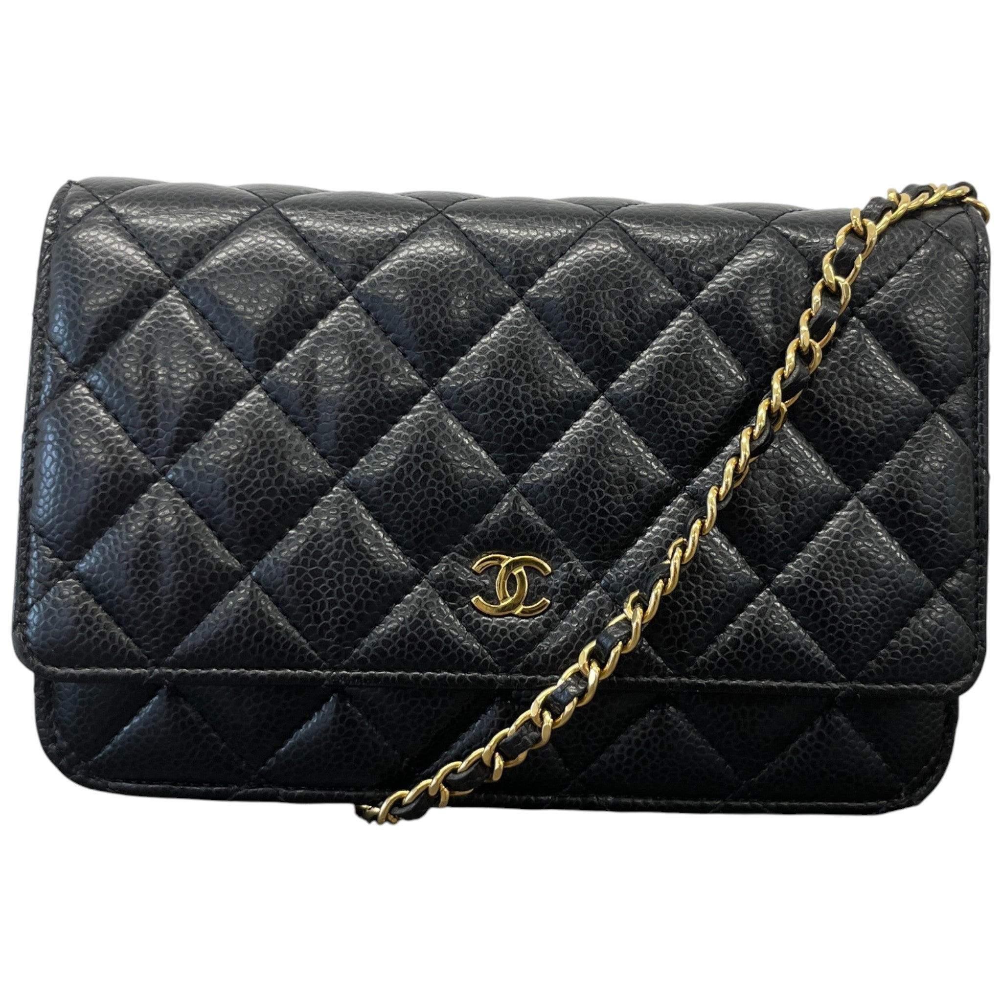 Women's Wallet On Chain Woc Bag Black