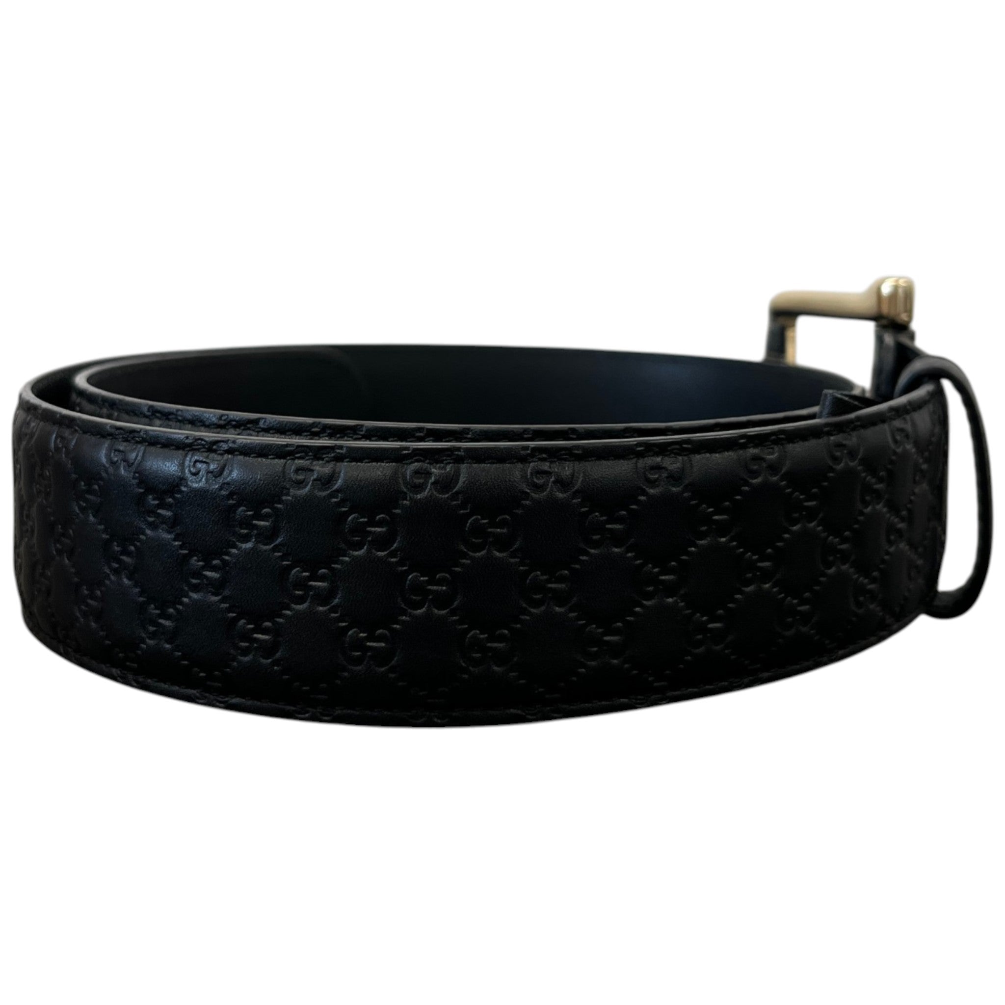 Women's Gg Supreme Belt Black Size Waist 32"