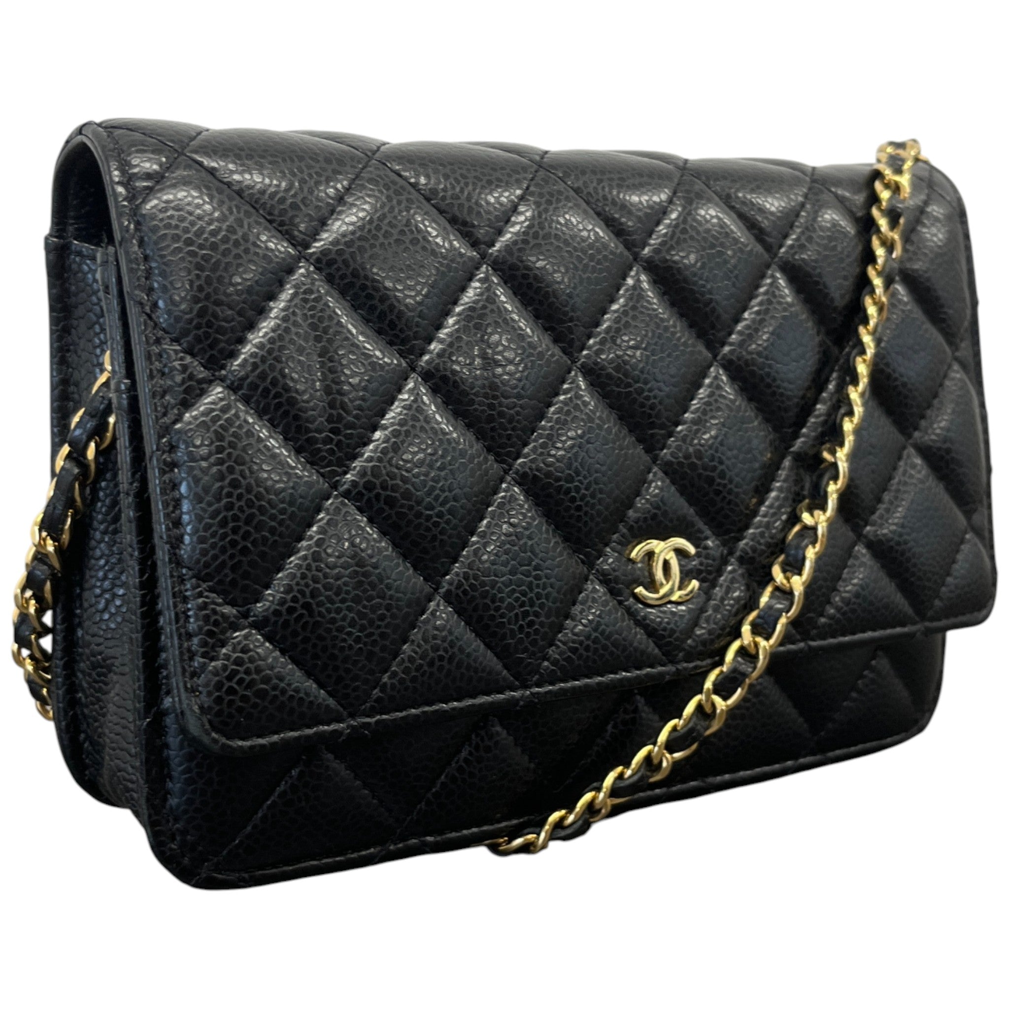 Women's Wallet On Chain Woc Bag Black