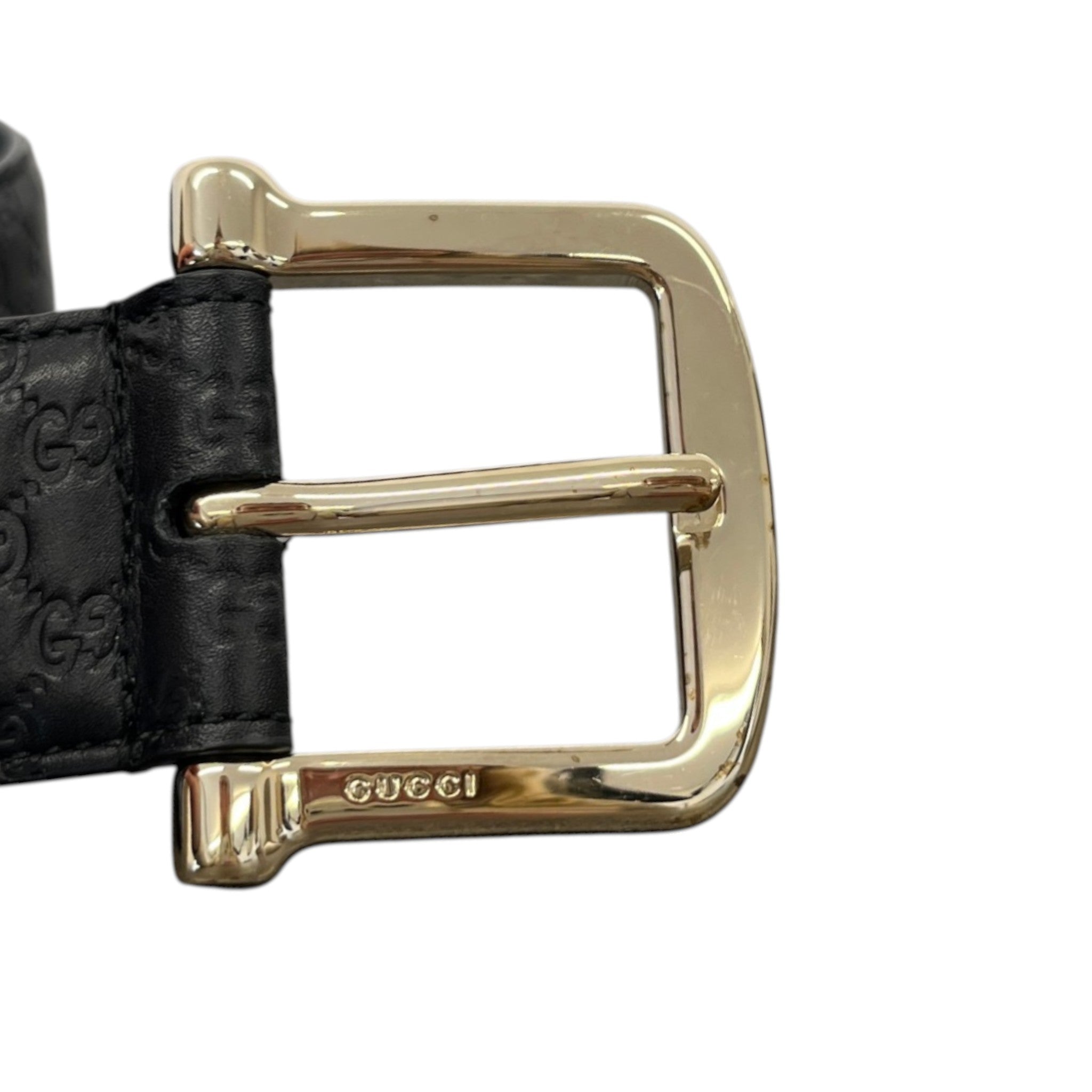 Women's Gg Supreme Belt Black Size Waist 32"