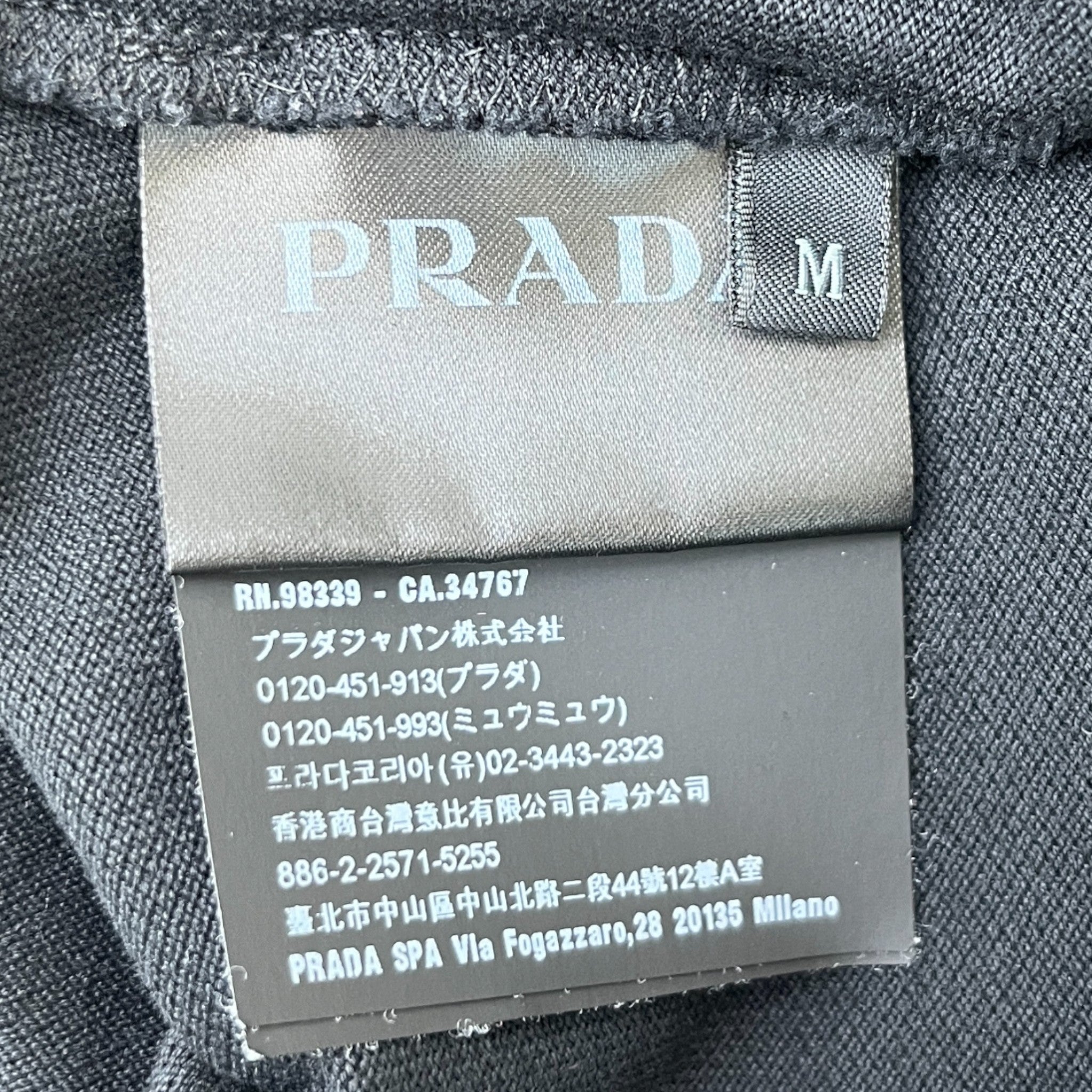 Men's Tab Logo Polo Shirt Black Size M