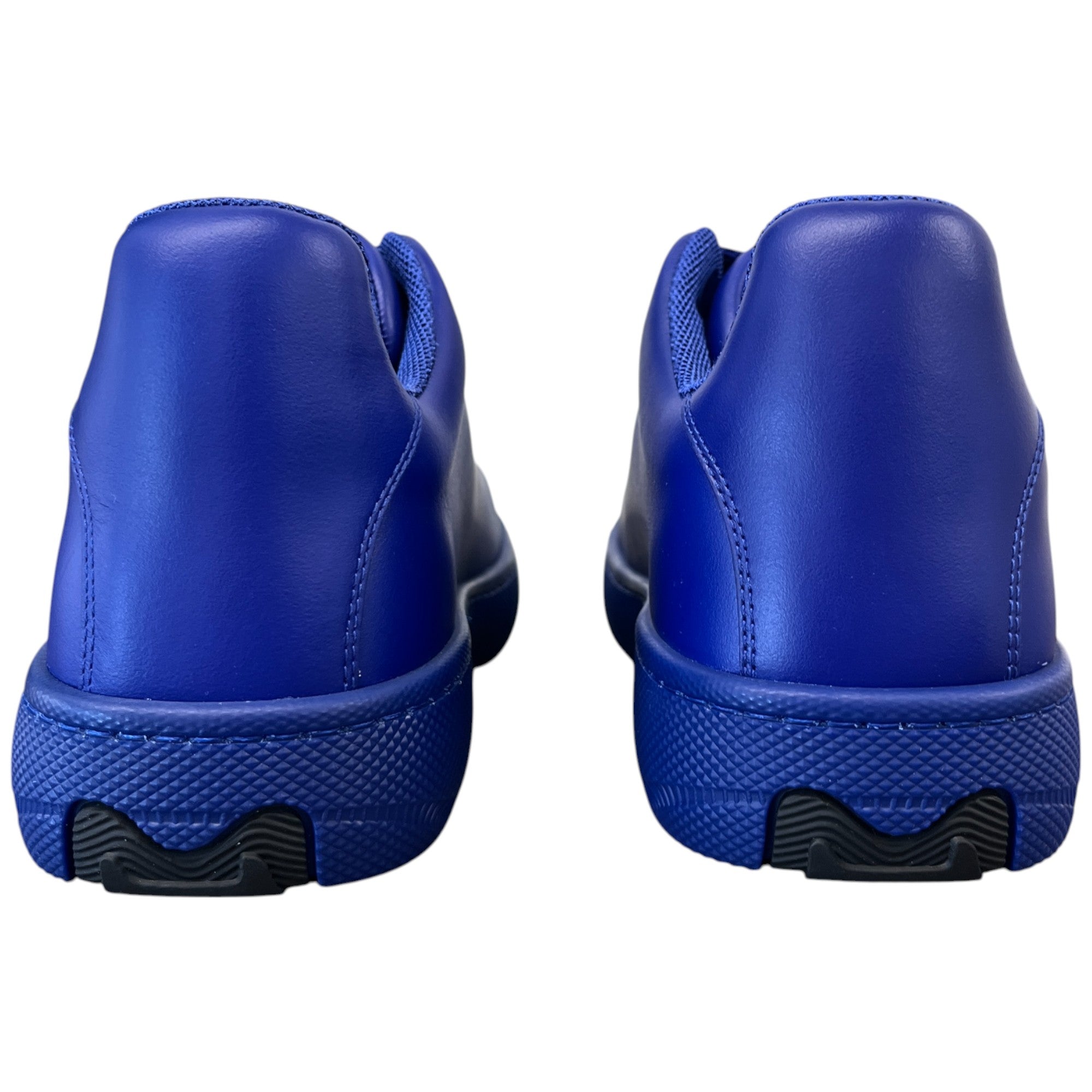 Men's Leather Box Low Trainers Blue Size EU 40 / UK 6