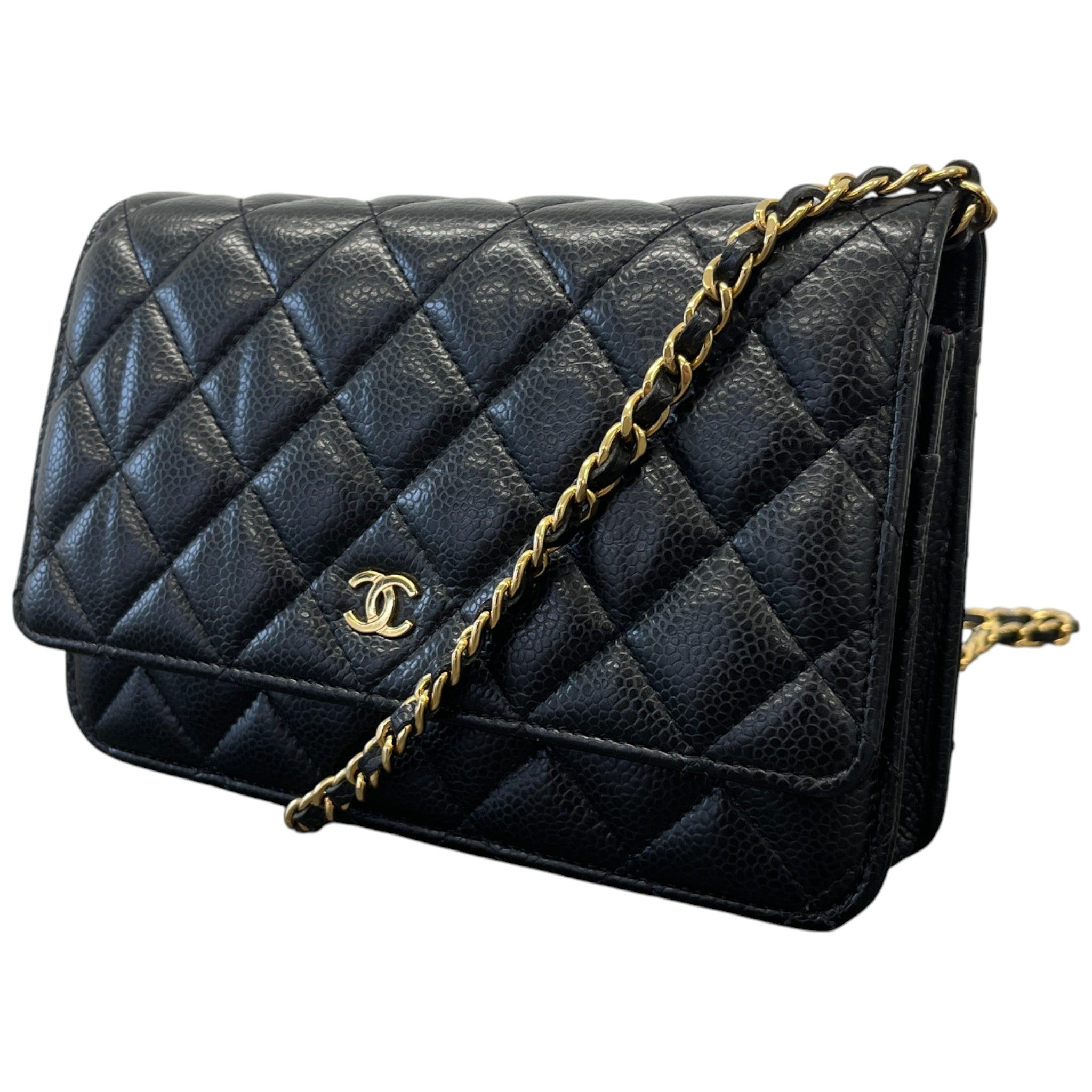 Women's Wallet On Chain Woc Bag Black