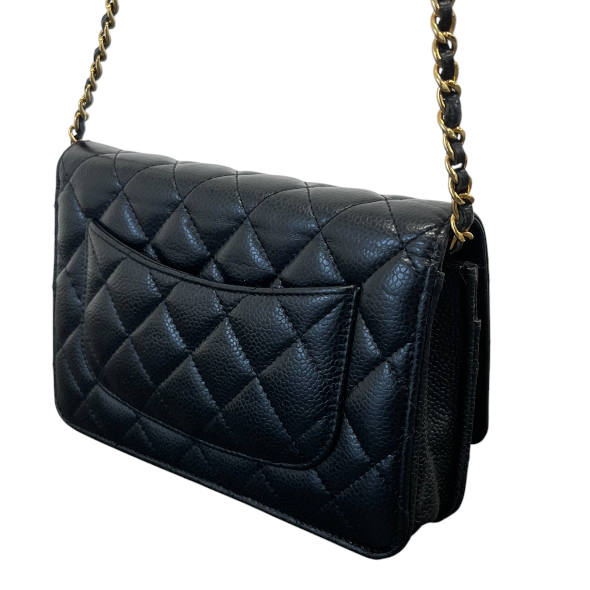 Women's Wallet On Chain Woc Bag Black