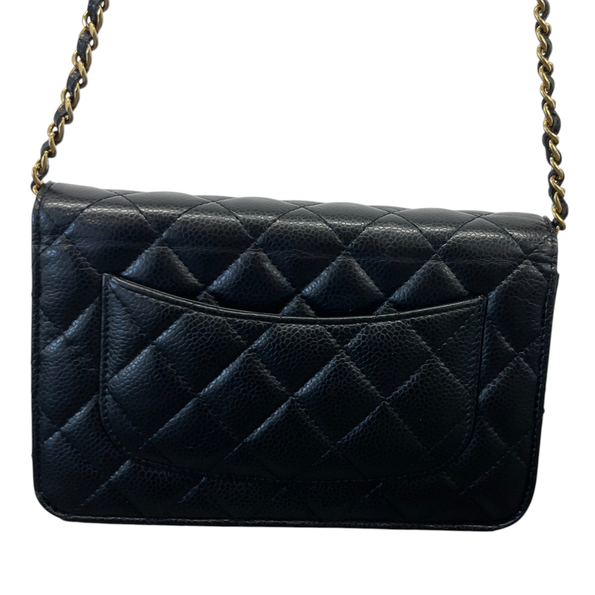 Women's Wallet On Chain Woc Bag Black