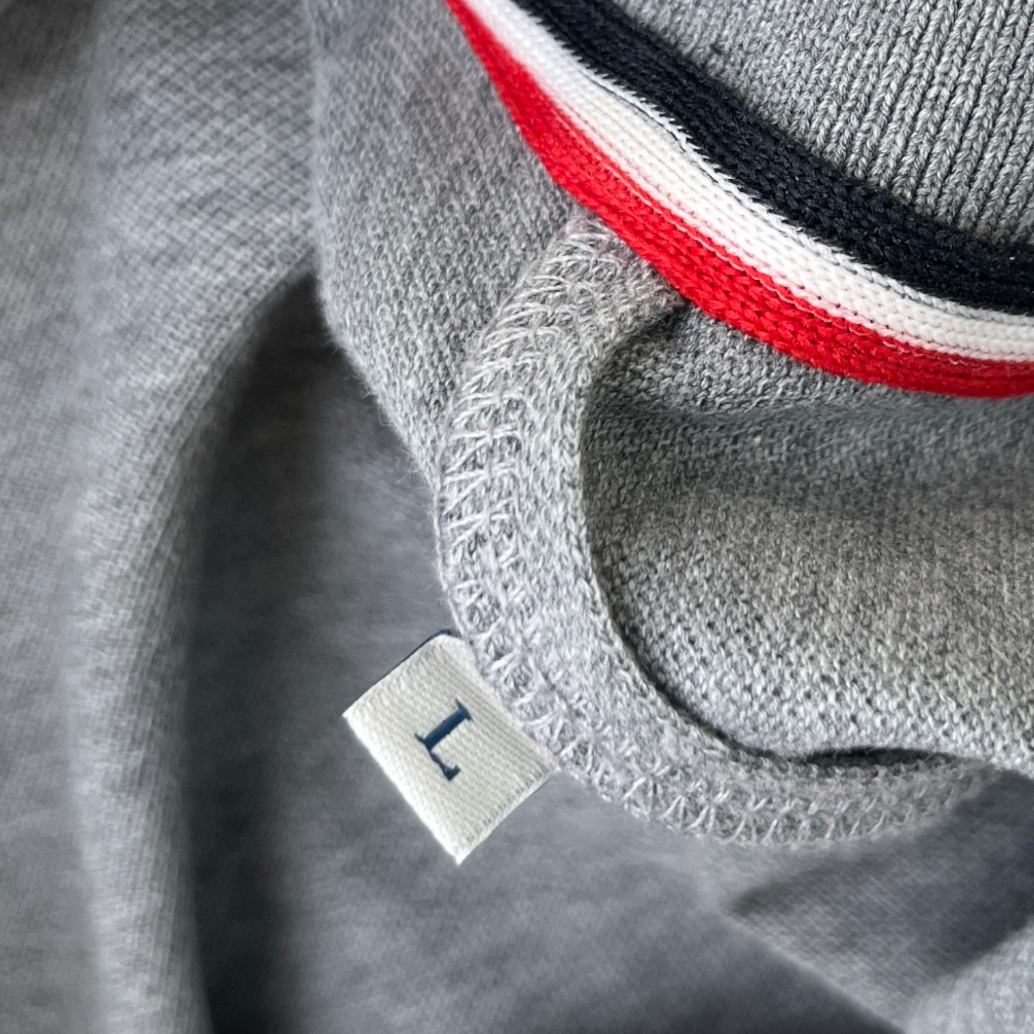 Men's Maglia Polo Shirt Grey Size L