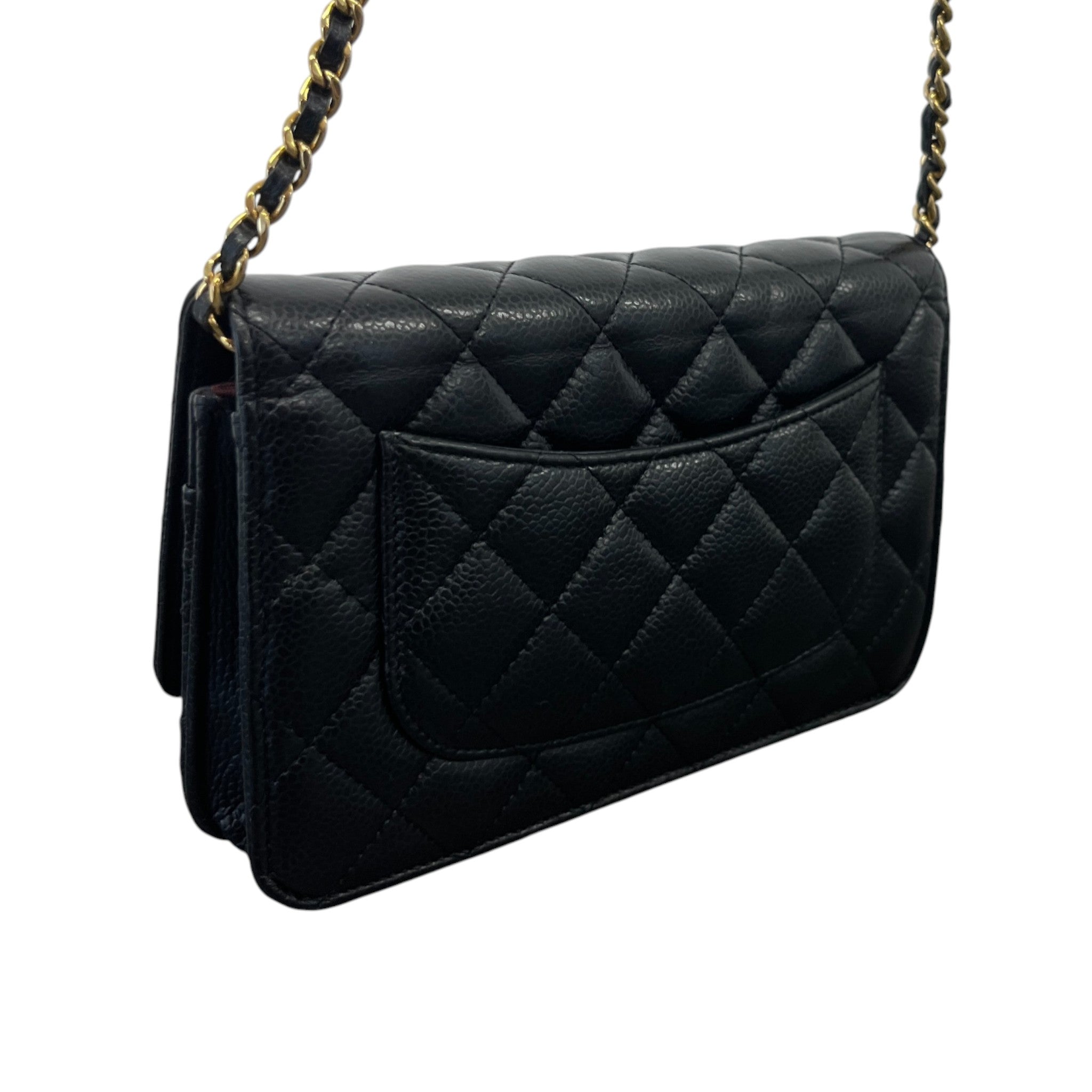 Women's Wallet On Chain Woc Bag Black