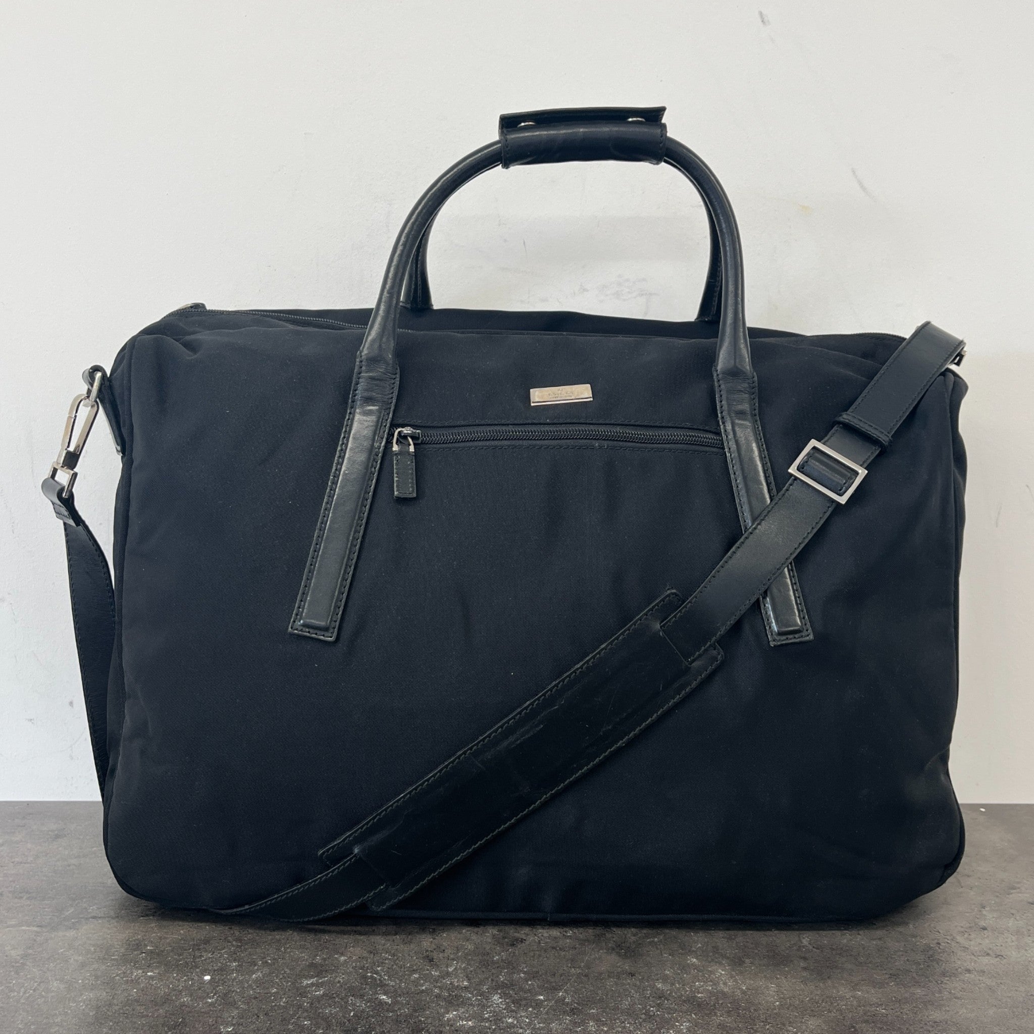 Nylon Travel Bag Black