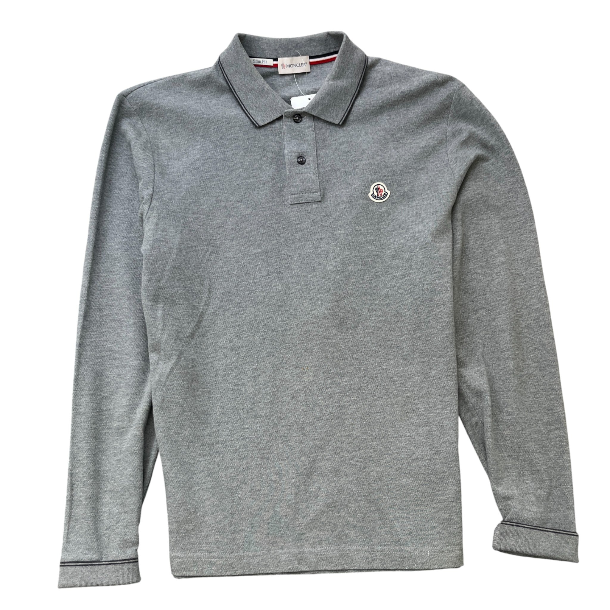 Men's Maglia Polo Shirt Grey Size L