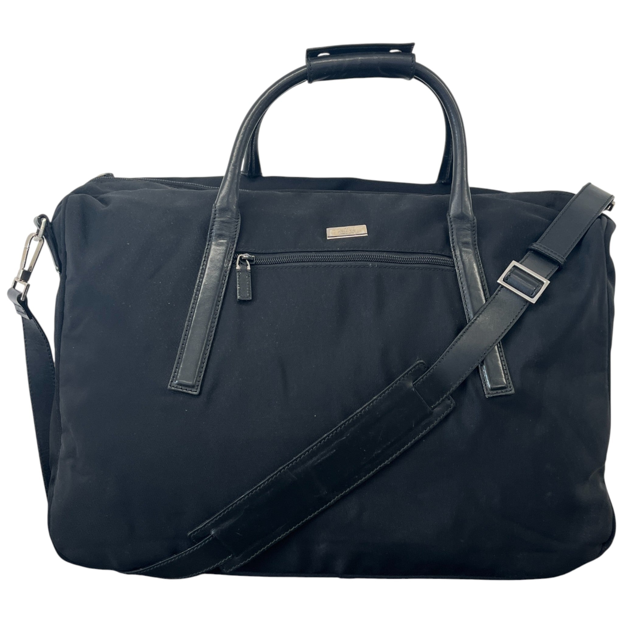 Nylon Travel Bag Black