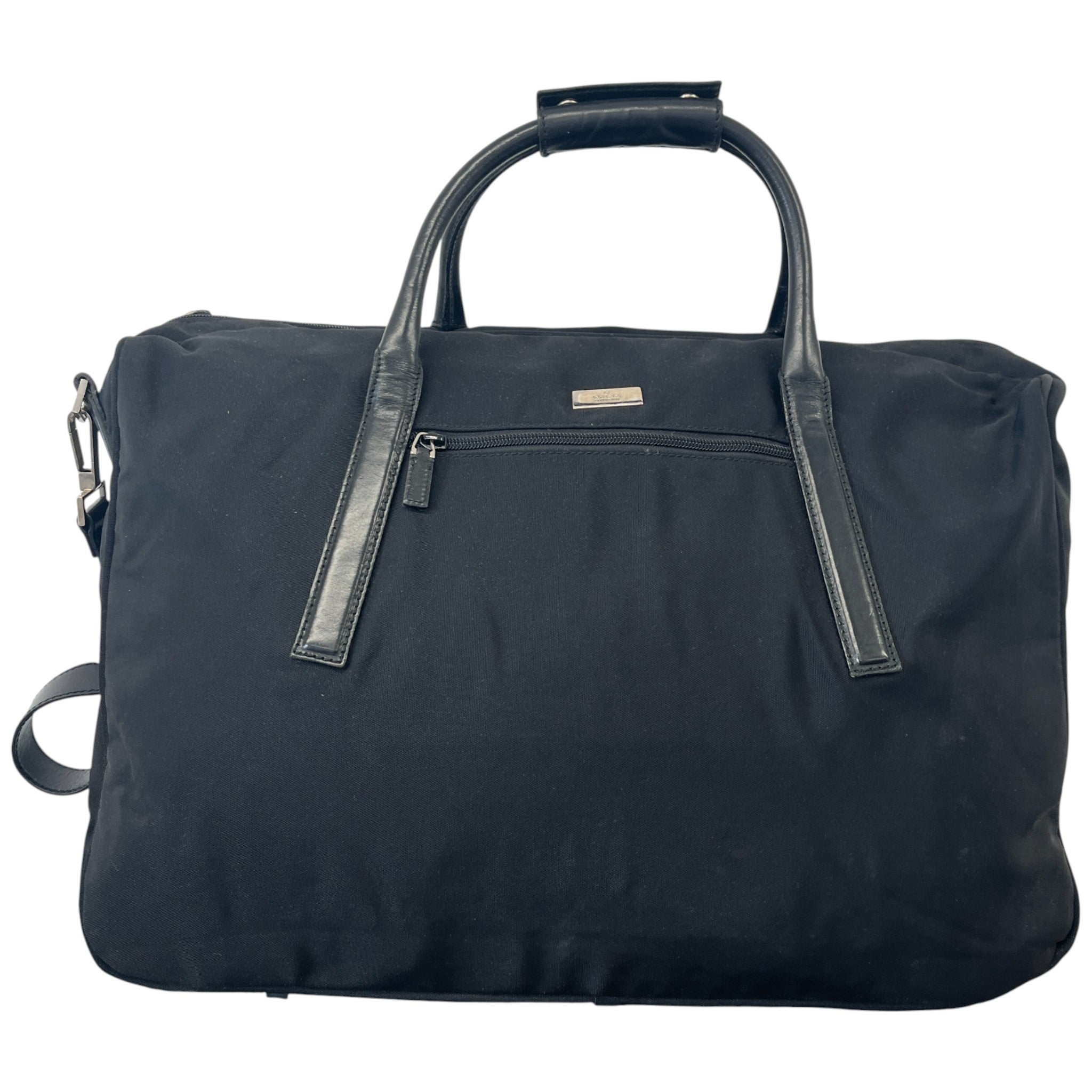 Nylon Travel Bag Black