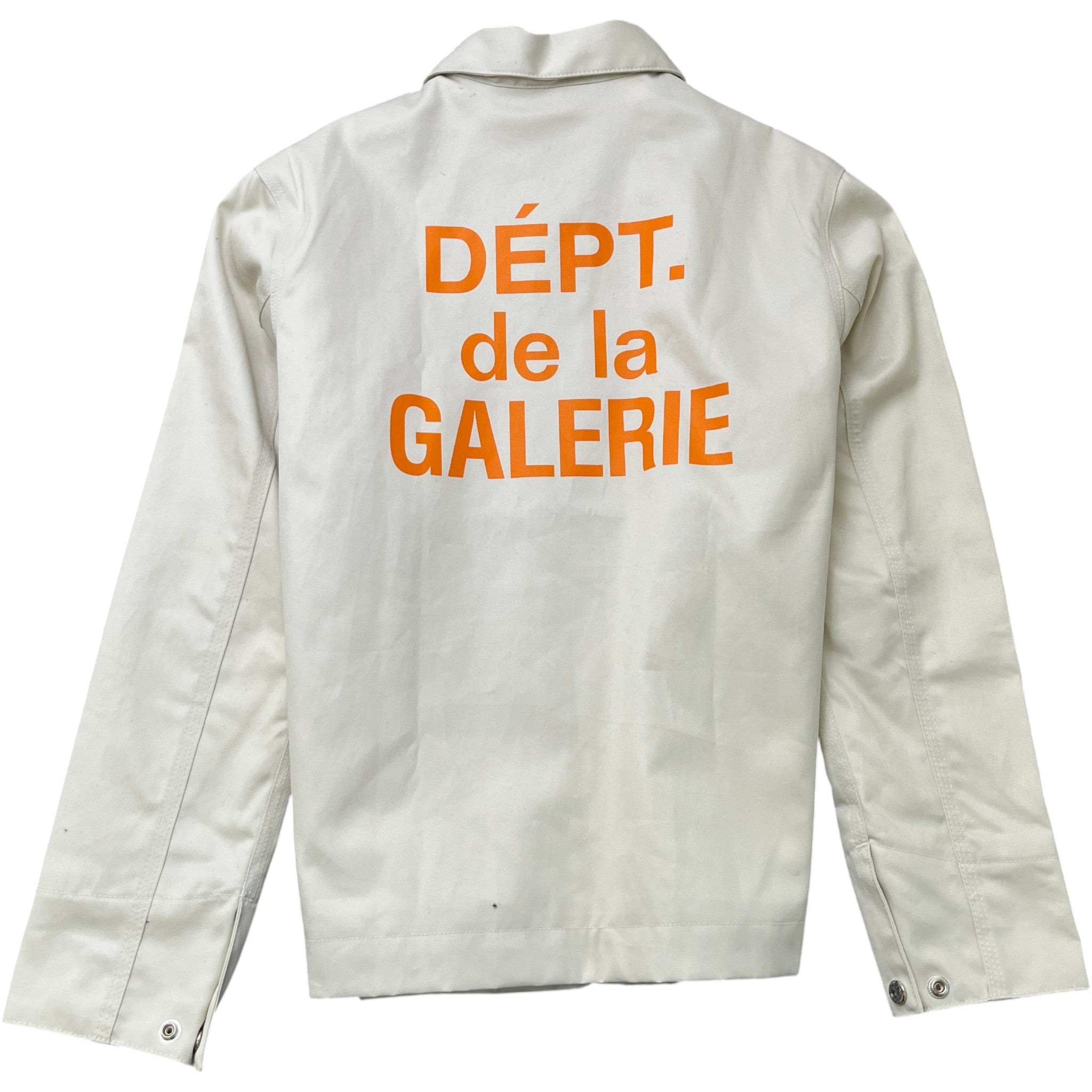 Men's Montecito Logo Print Jacket Cream Size S