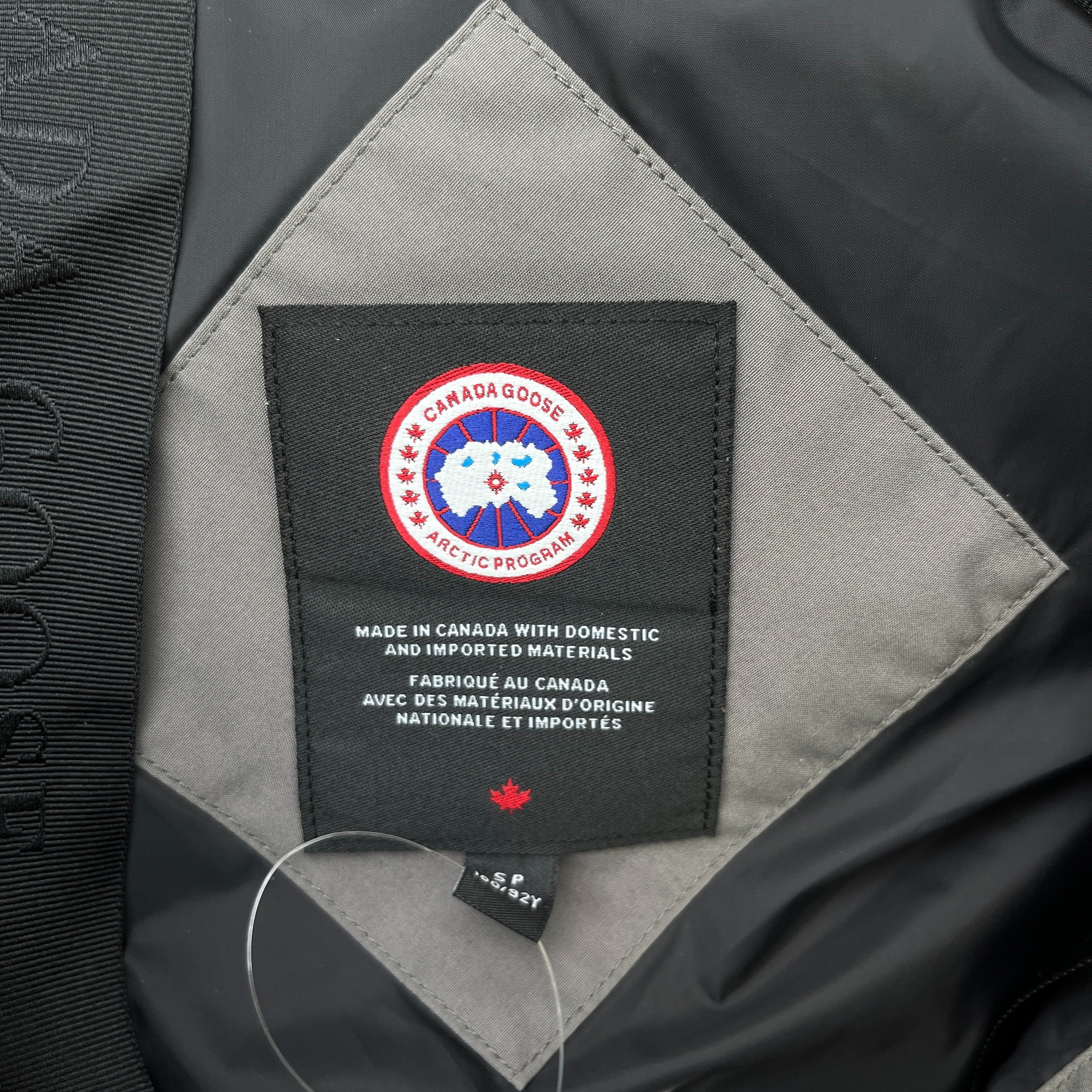 Men's Wyndham Parka Down Jacket Grey Size S