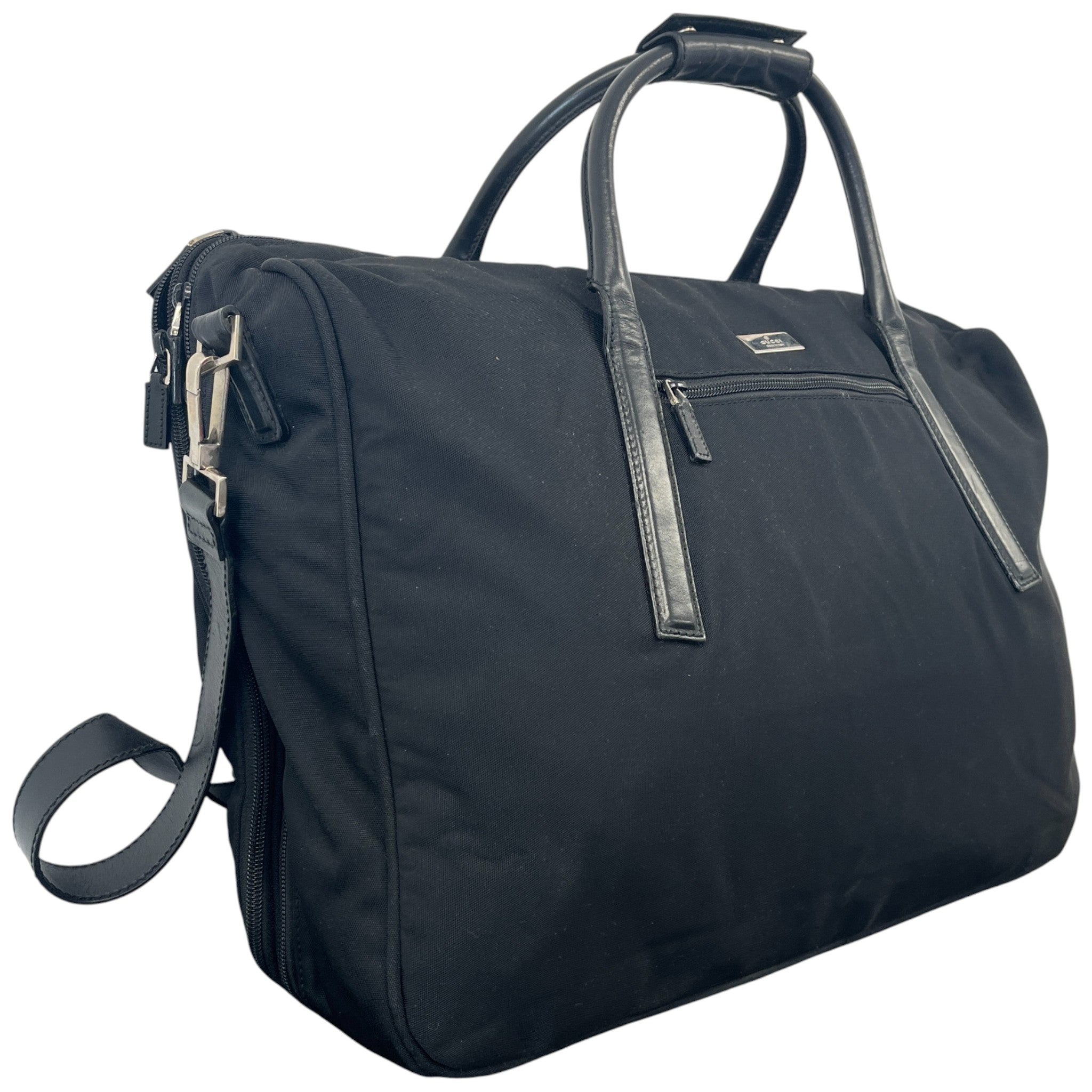 Nylon Travel Bag Black