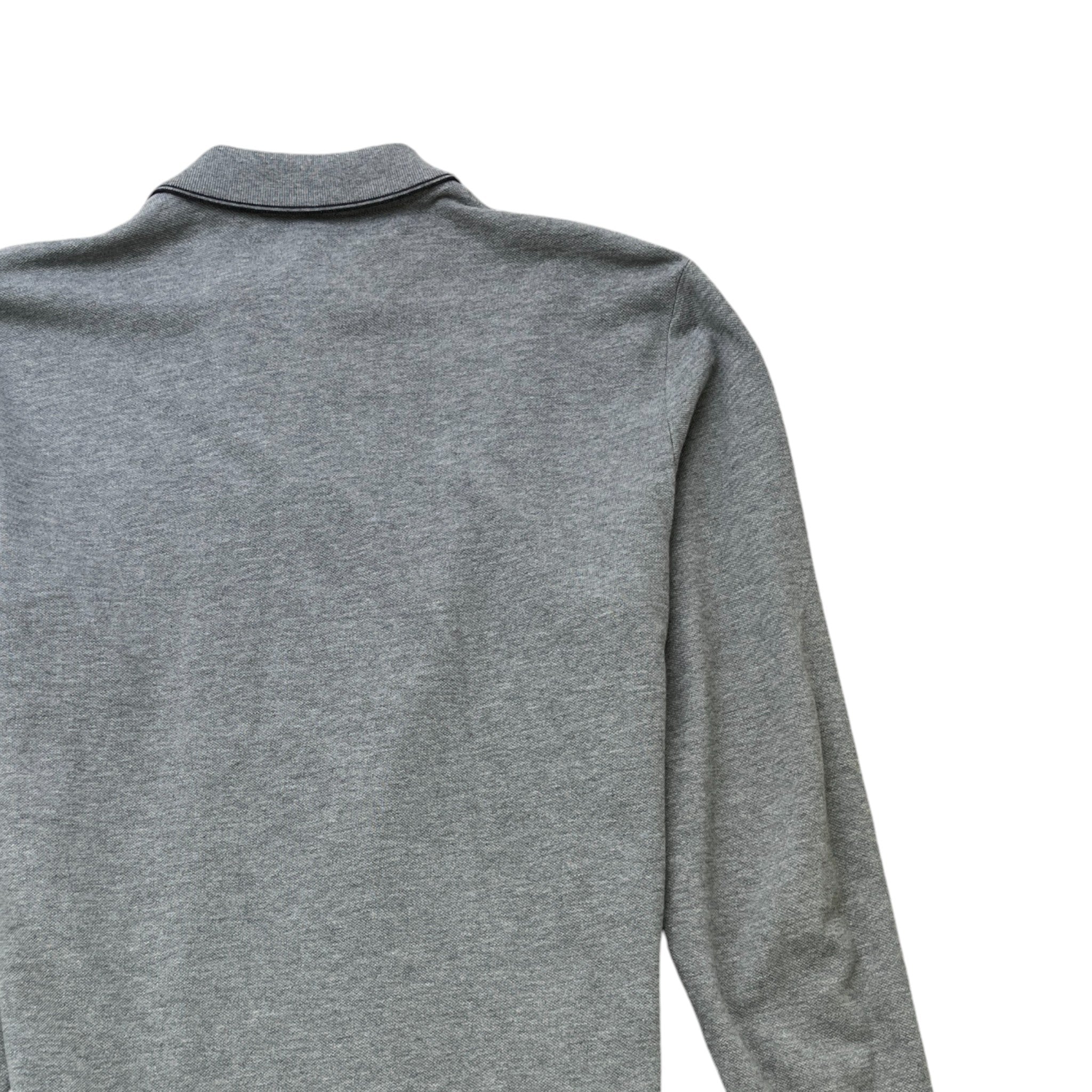 Men's Maglia Polo Shirt Grey Size L