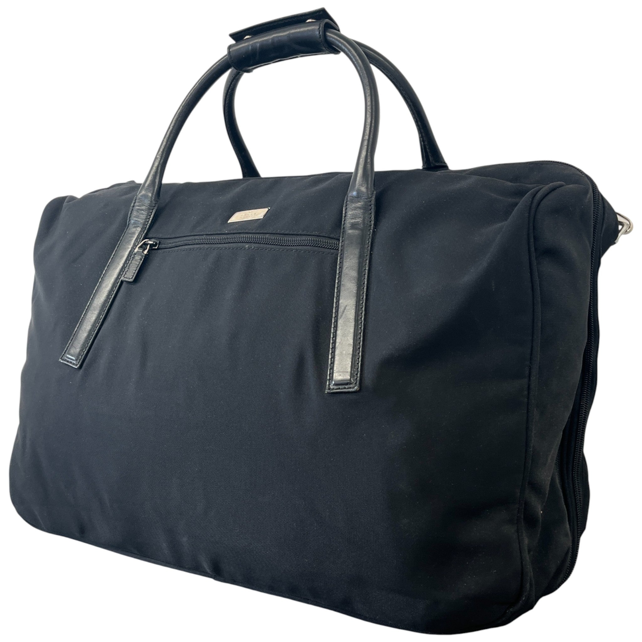 Nylon Travel Bag Black