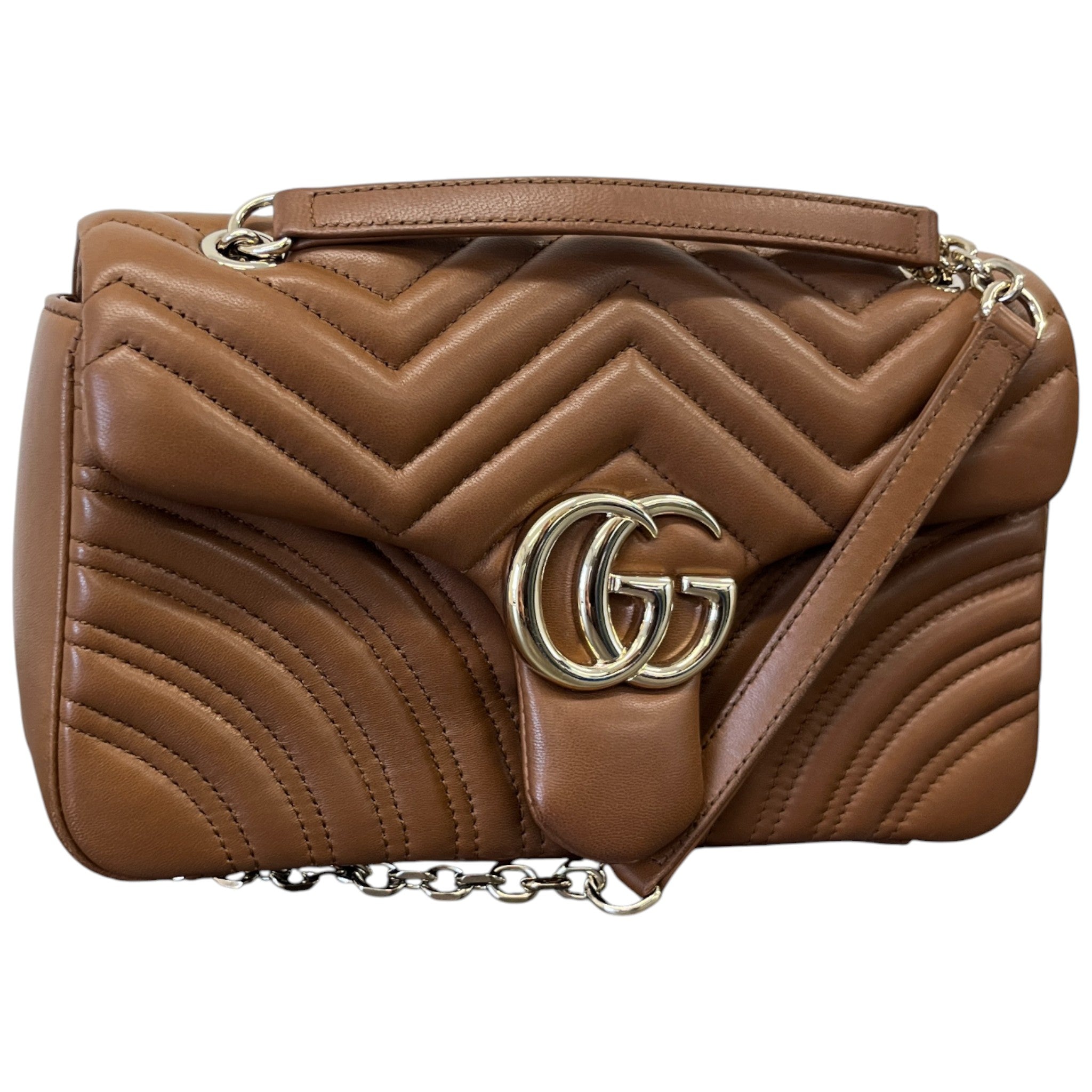 Women's Gg Marmont Medium Bag Brown
