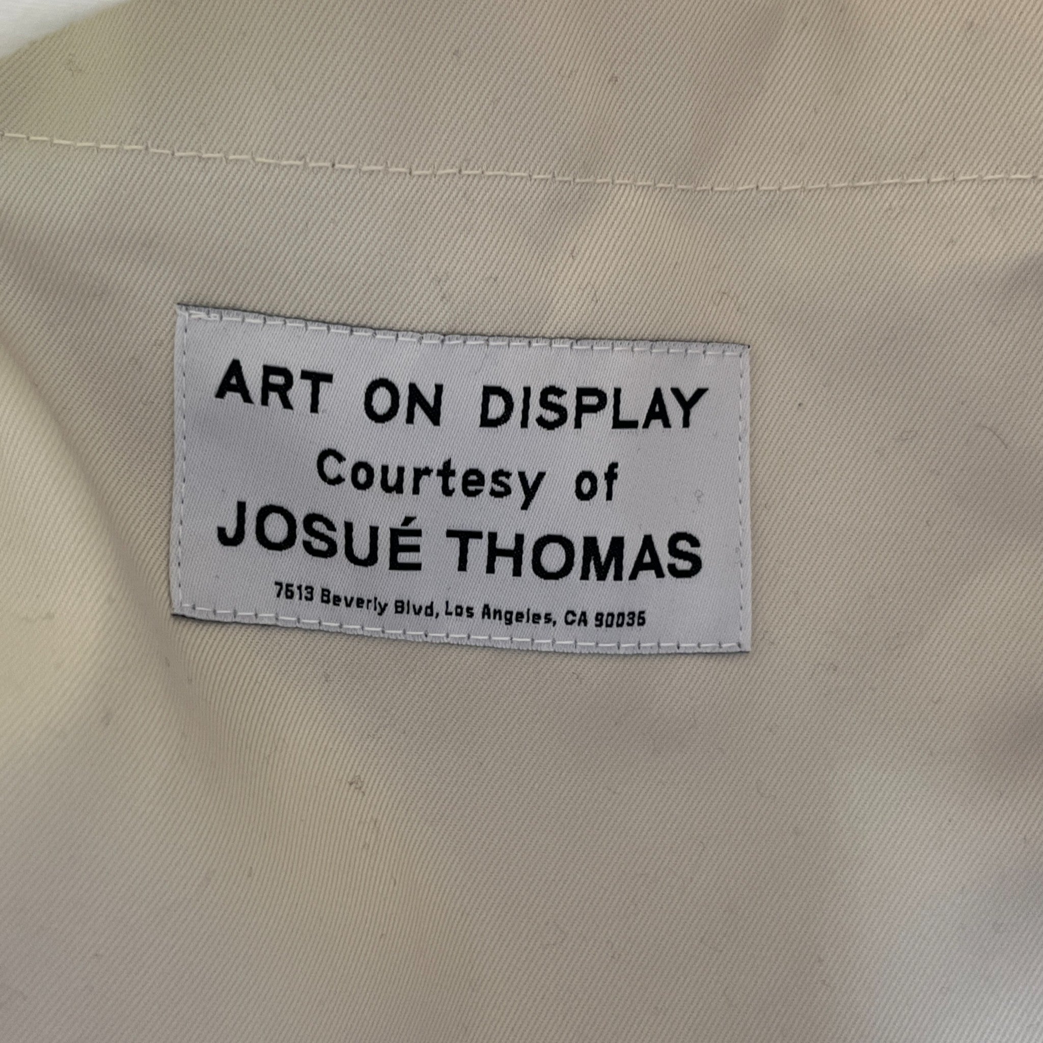 Men's Montecito Logo Print Jacket Cream Size S