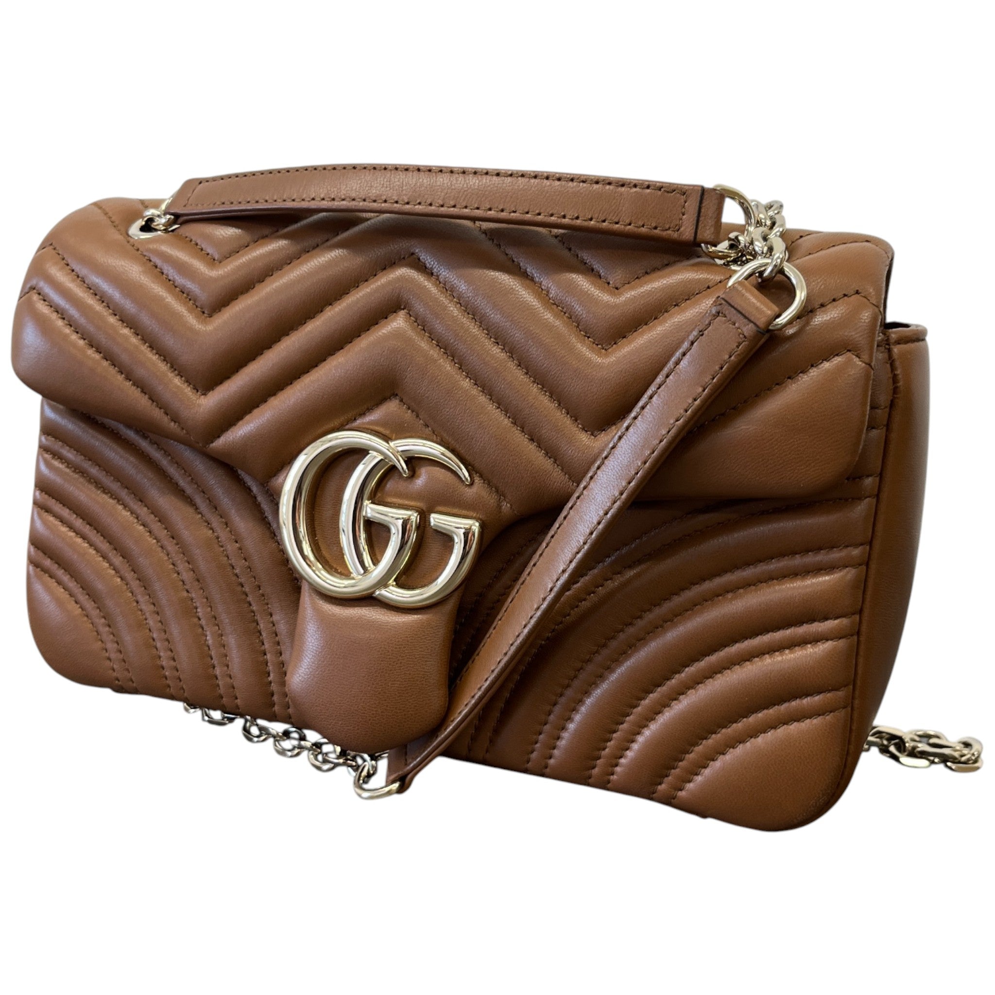 Women's Gg Marmont Medium Bag Brown