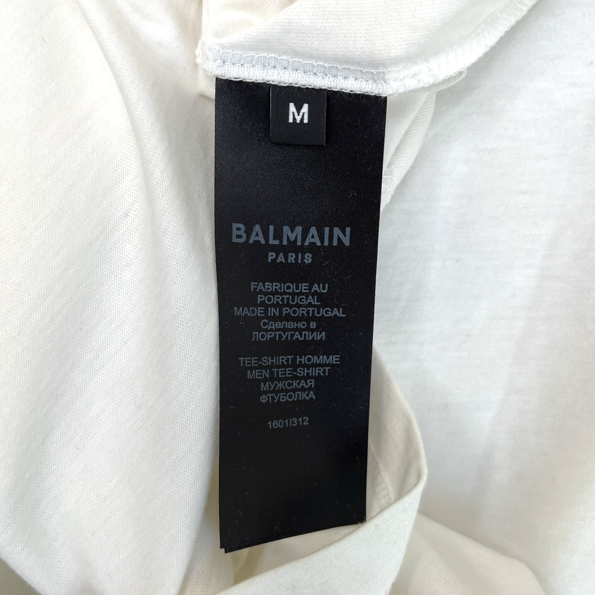 Men's Logo T-Shirt White Size IT 44 / UK XS