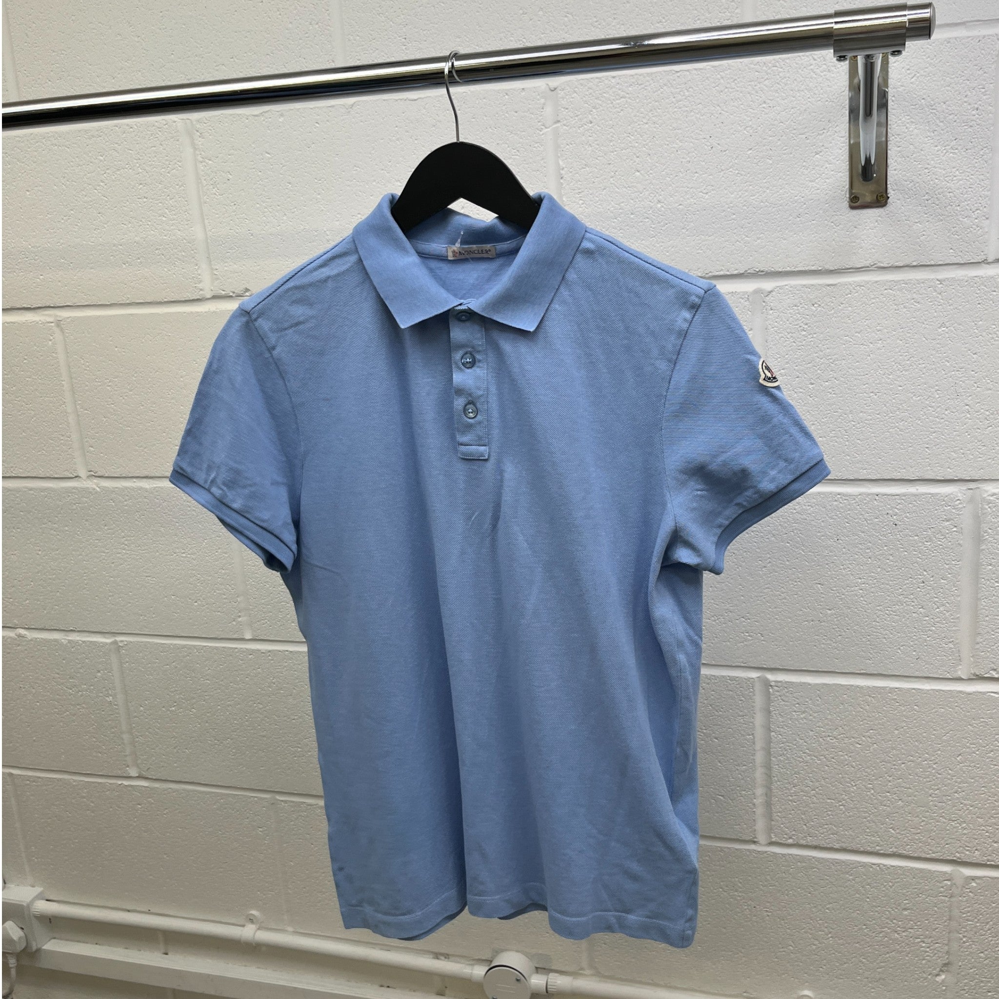 Men's Maglia Polo Manica Corta Polo Shirt Blue Size M