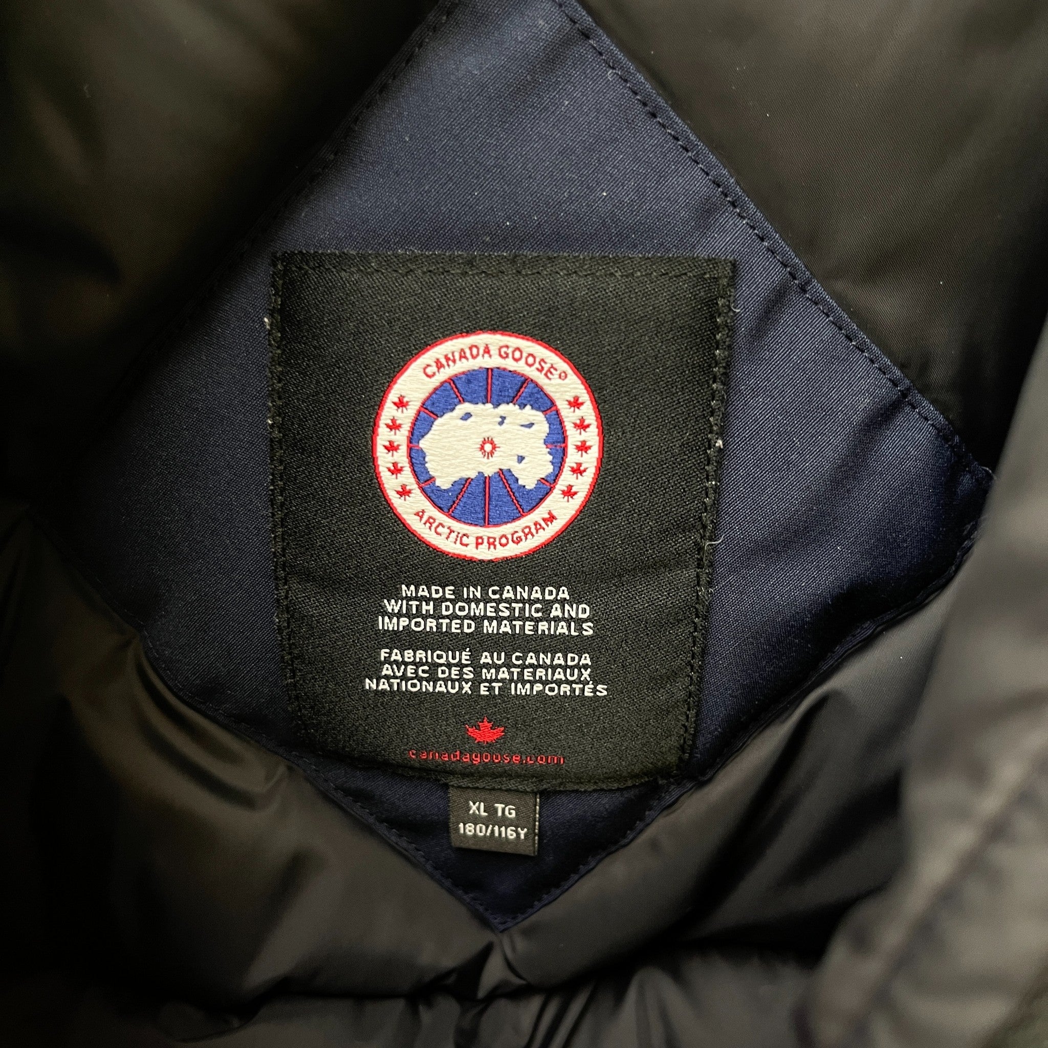 Men's Chilliwack Bomber Down Jacket Navy Size XL