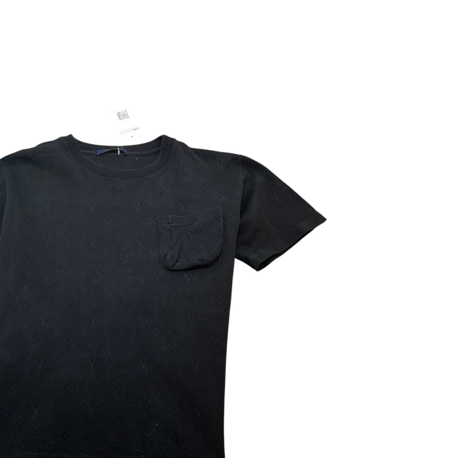 Men's Monogram Signature 3D Pocket T-Shirt Black Size L