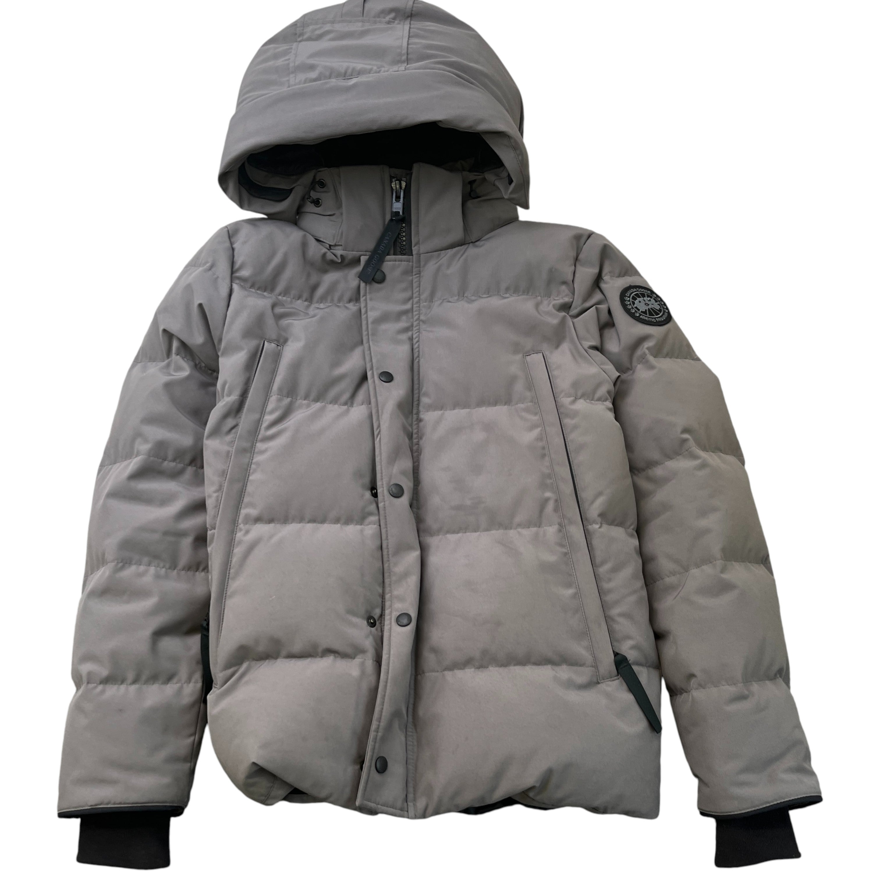 Men's Wyndham Parka Down Jacket Grey Size S