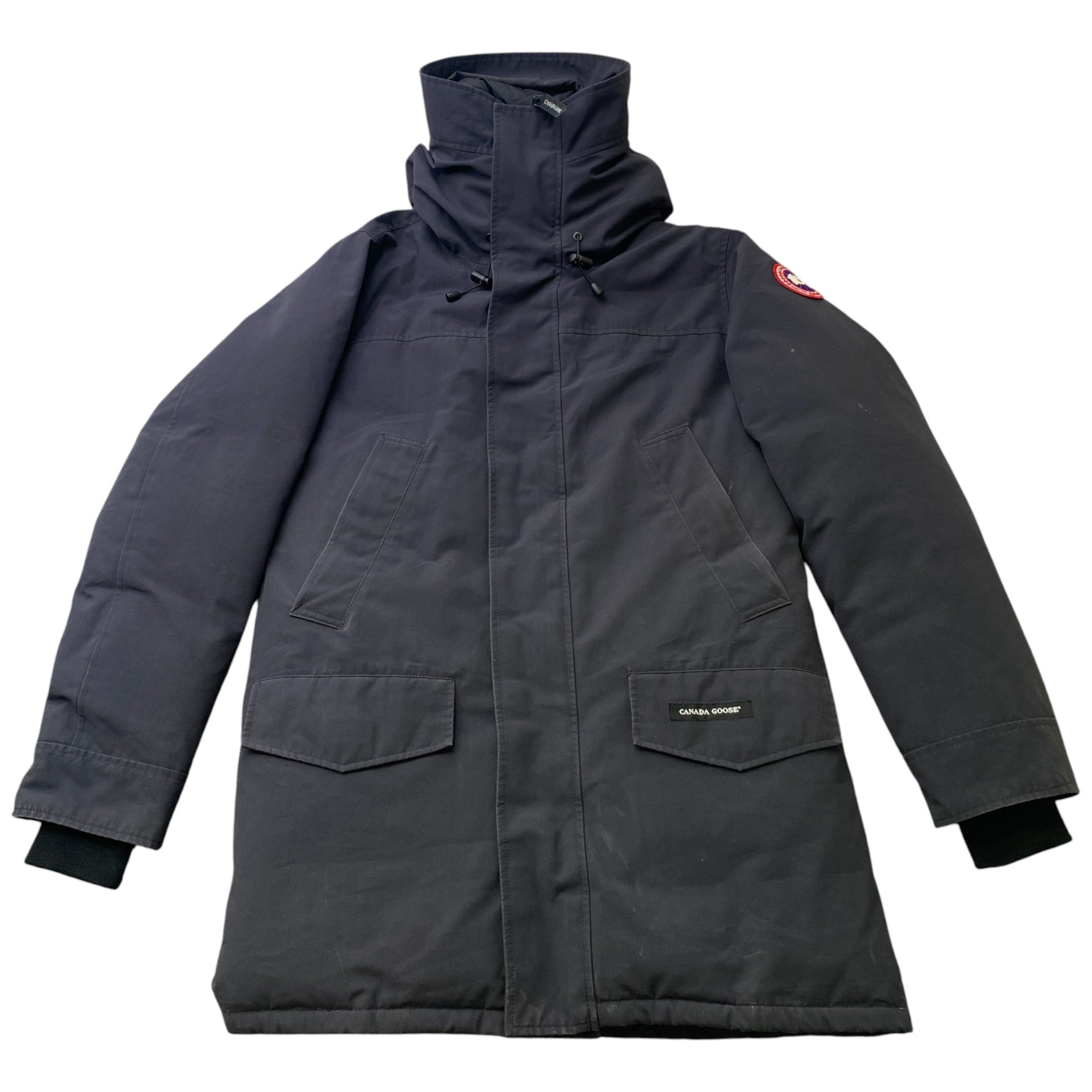 Men's Langford Parka Down Jacket Navy Size L