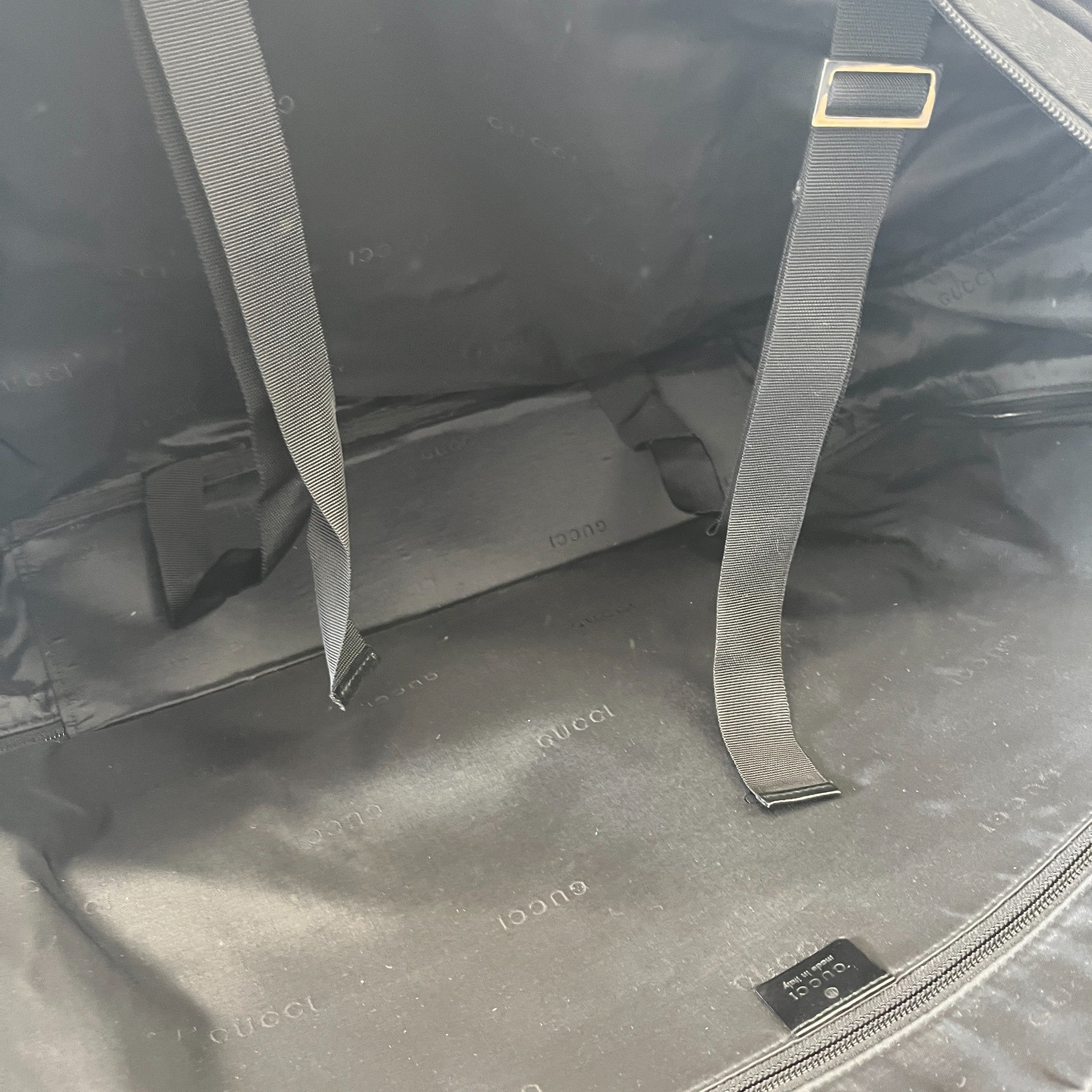 Nylon Travel Bag Black