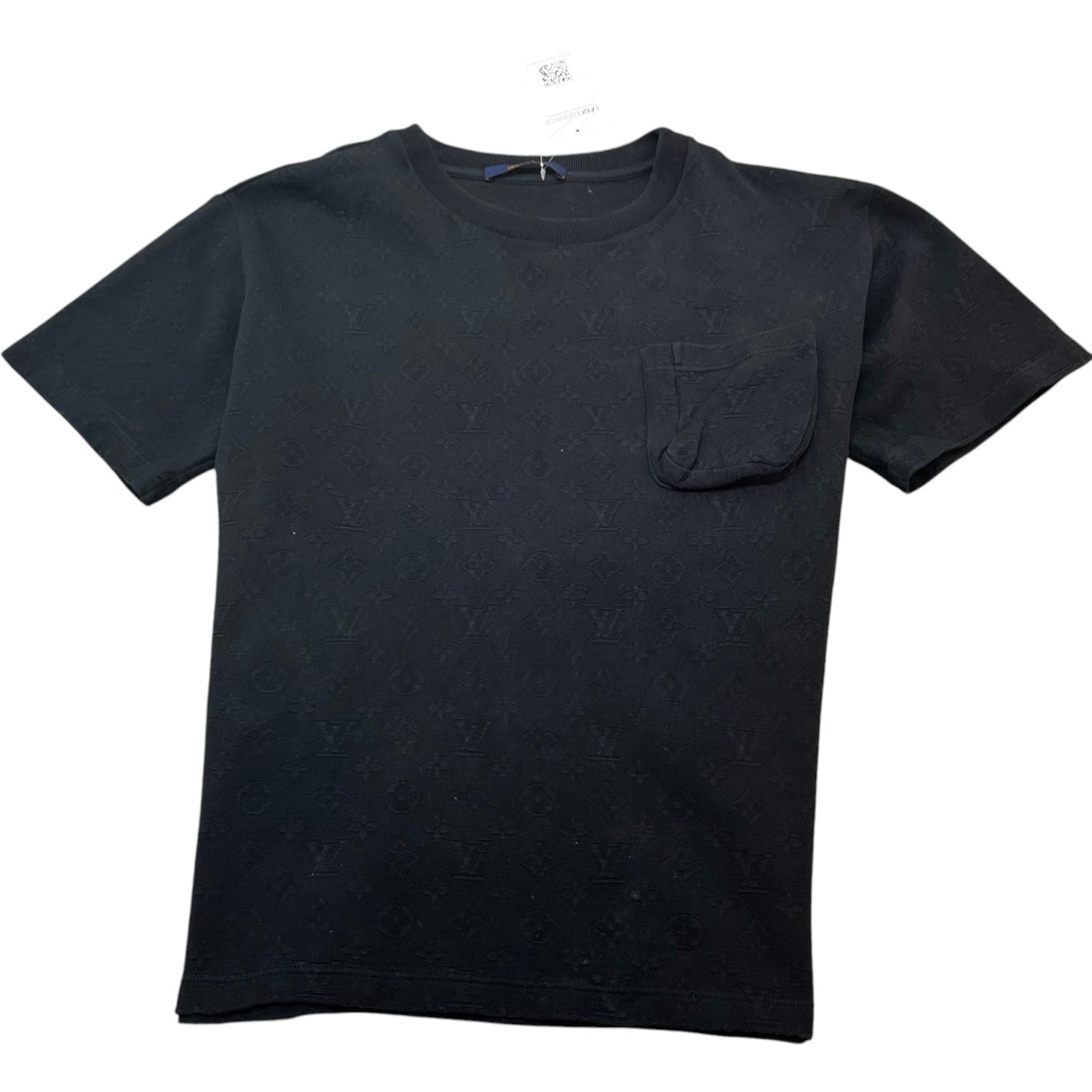 Men's Monogram Signature 3D Pocket T-Shirt Black Size L