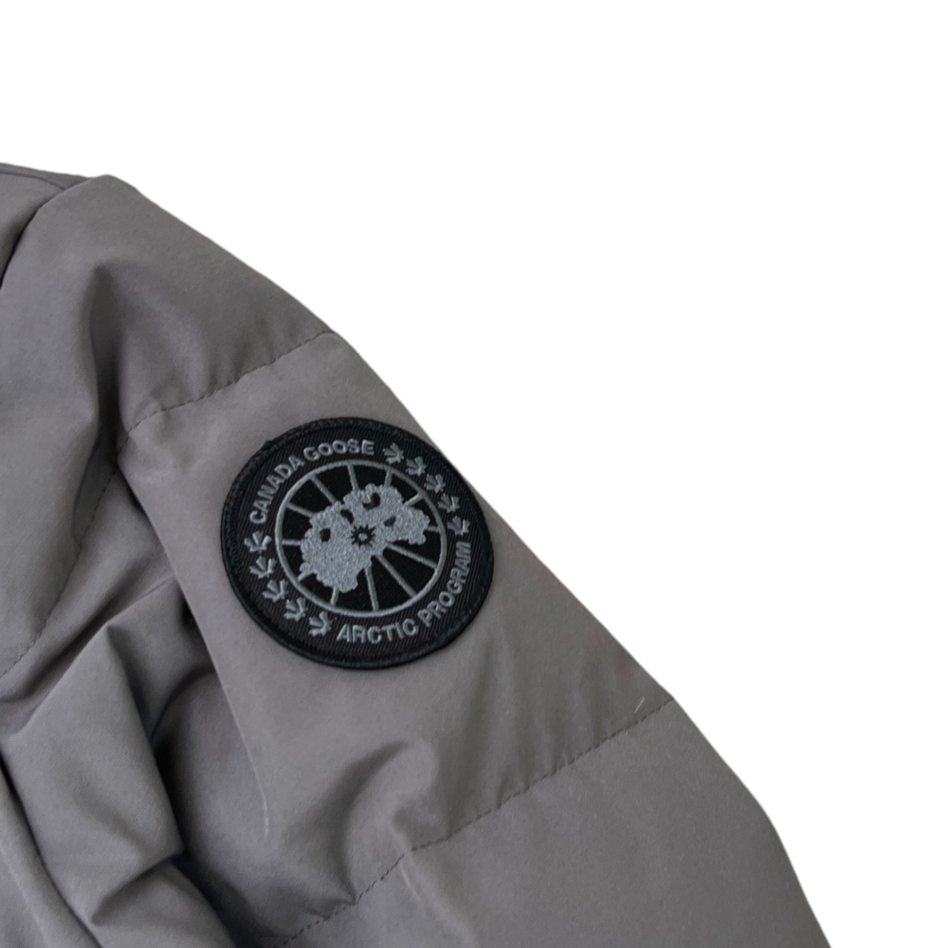 Men's Wyndham Parka Down Jacket Grey Size S