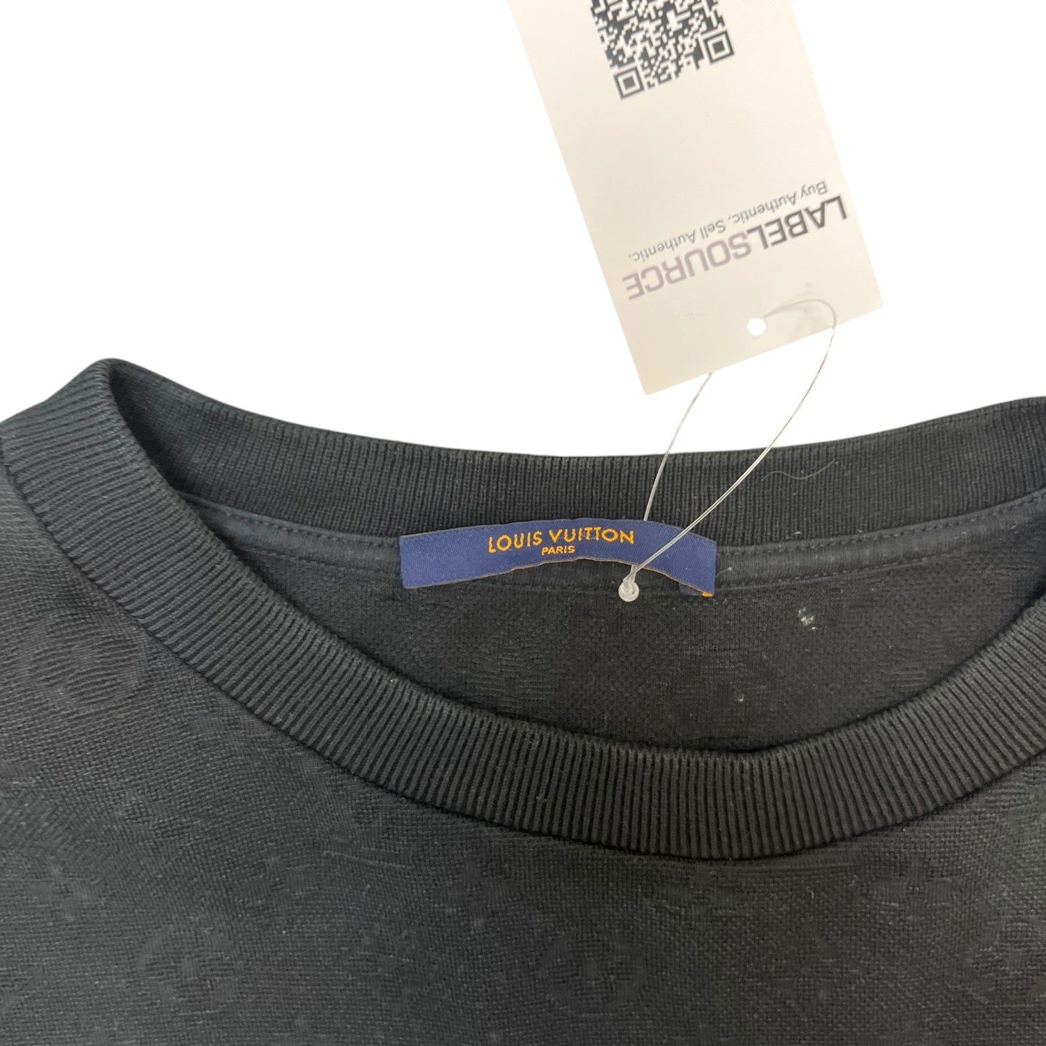 Men's Monogram Signature 3D Pocket T-Shirt Black Size L
