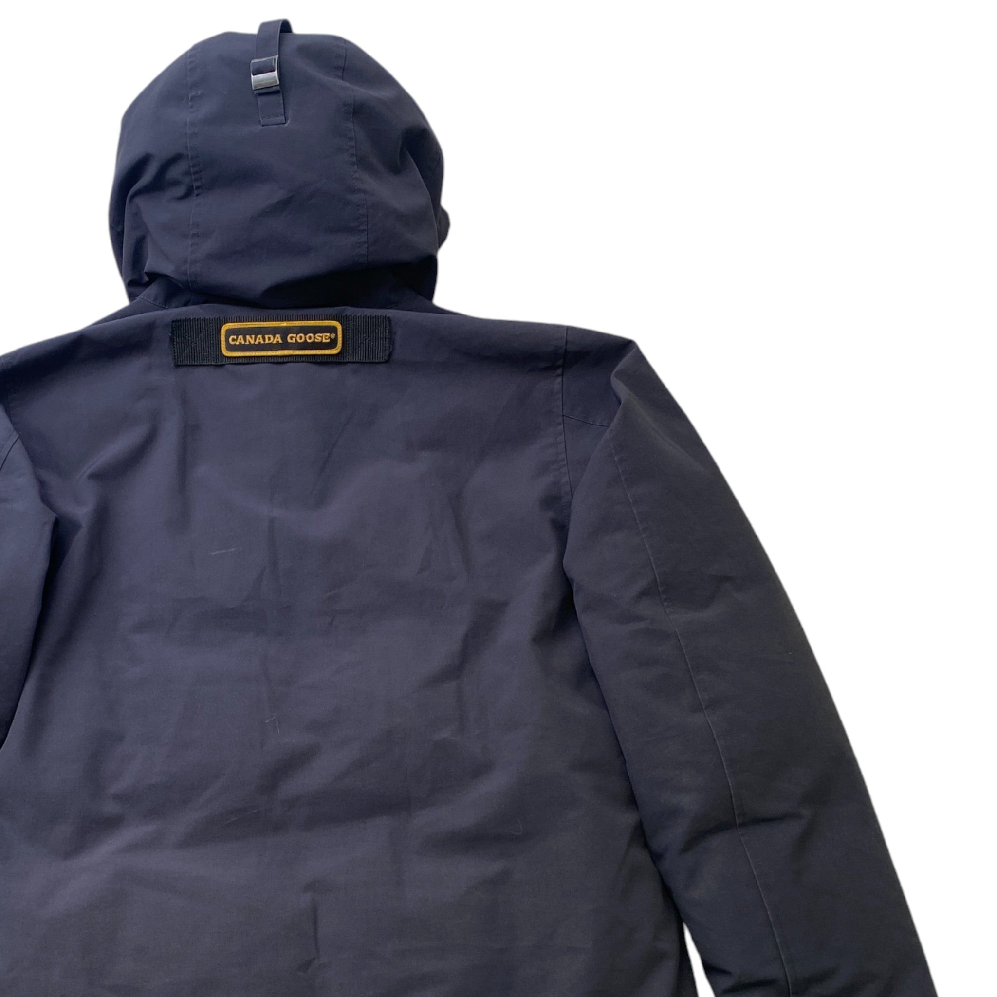 Men's Langford Parka Down Jacket Navy Size L