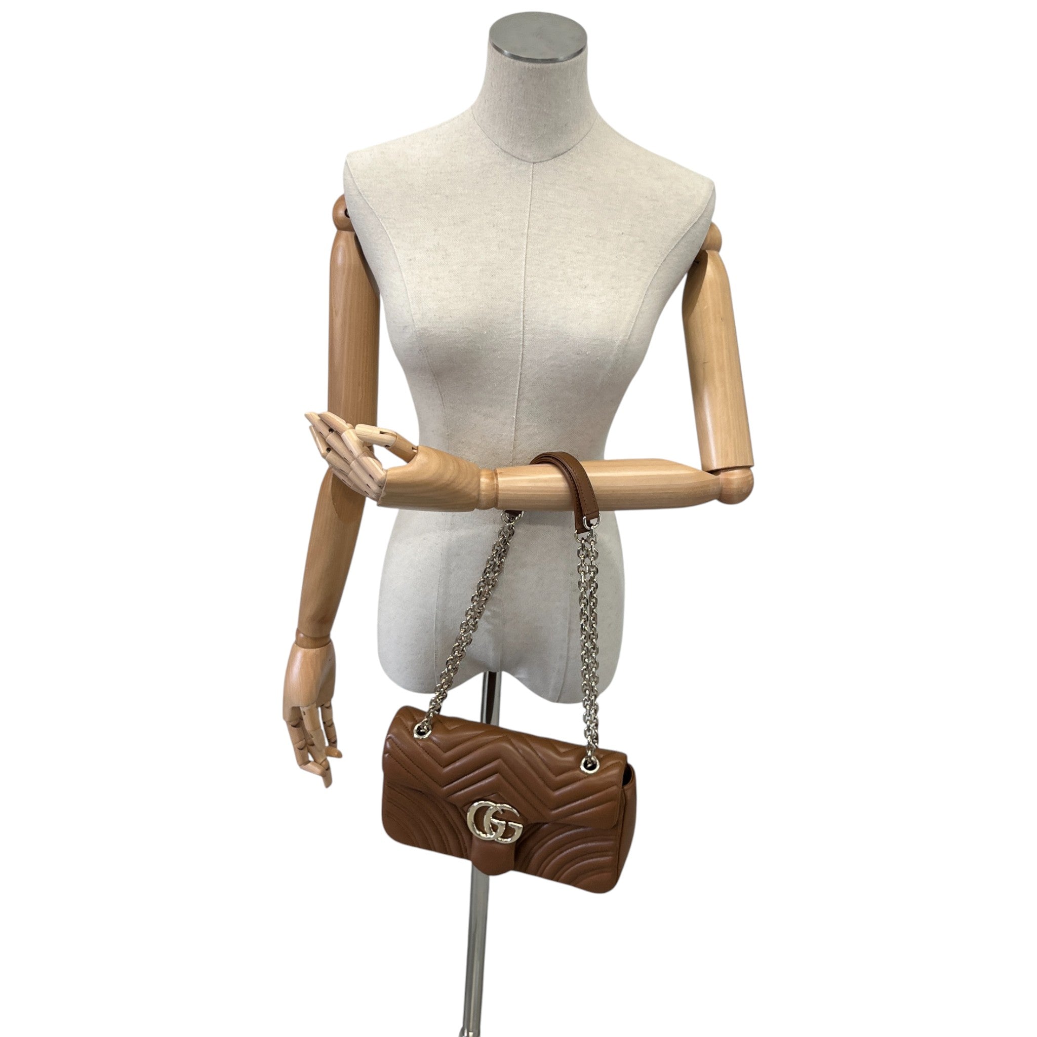 Women's Gg Marmont Medium Bag Brown